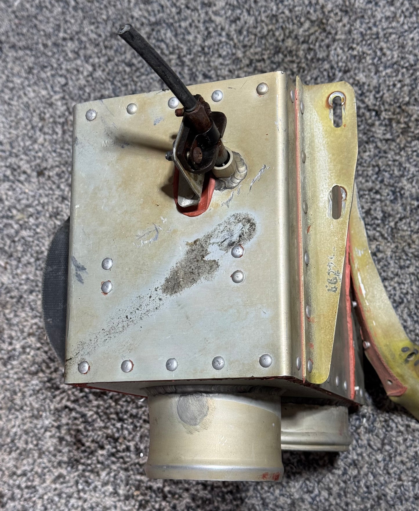Piper PA-31 Pressurized Aircraft Heater Vent Duct Plenum Box
