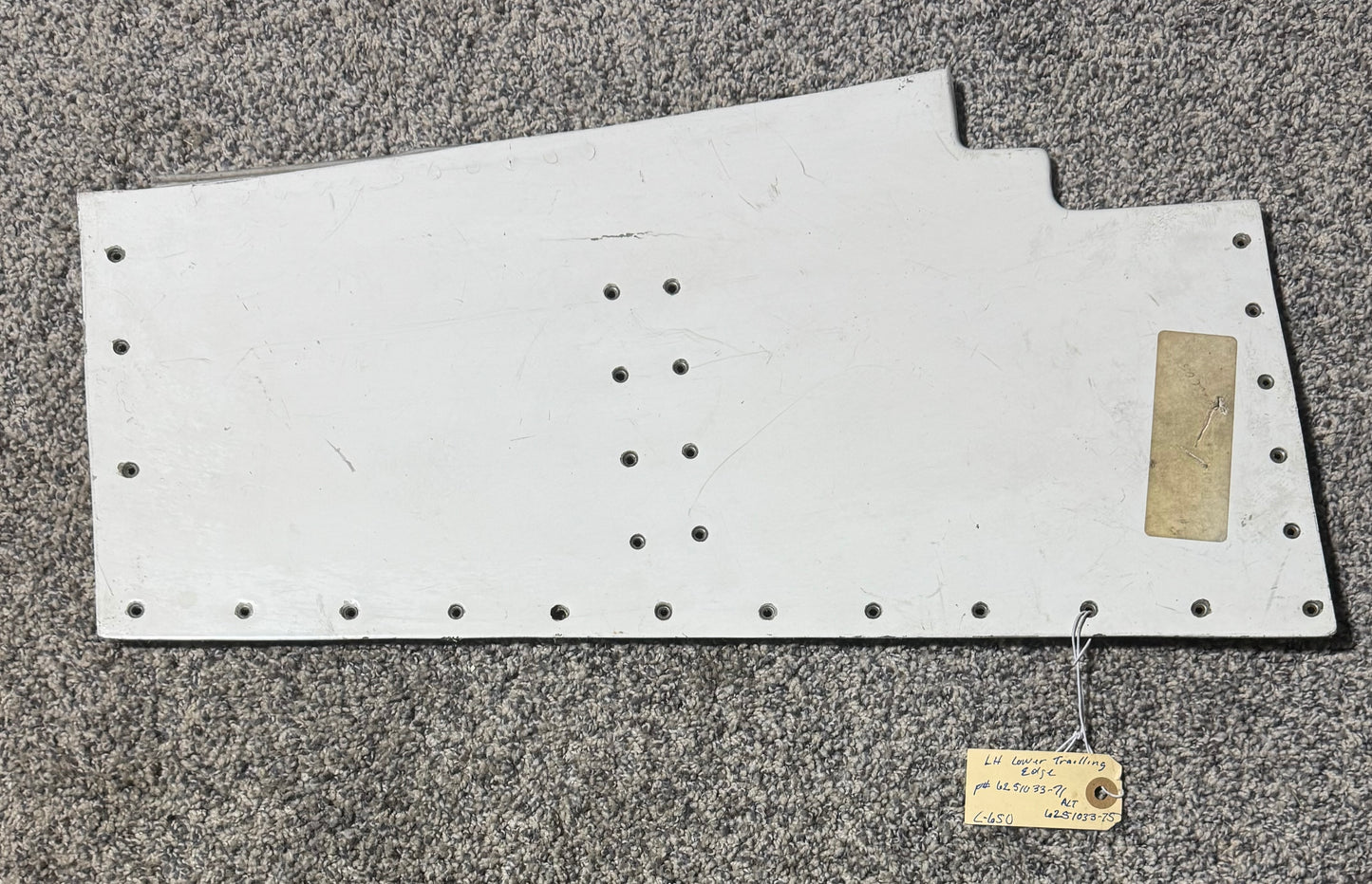 6251033-75 C-650 Citation LH Lower Trailing Edge Assembly