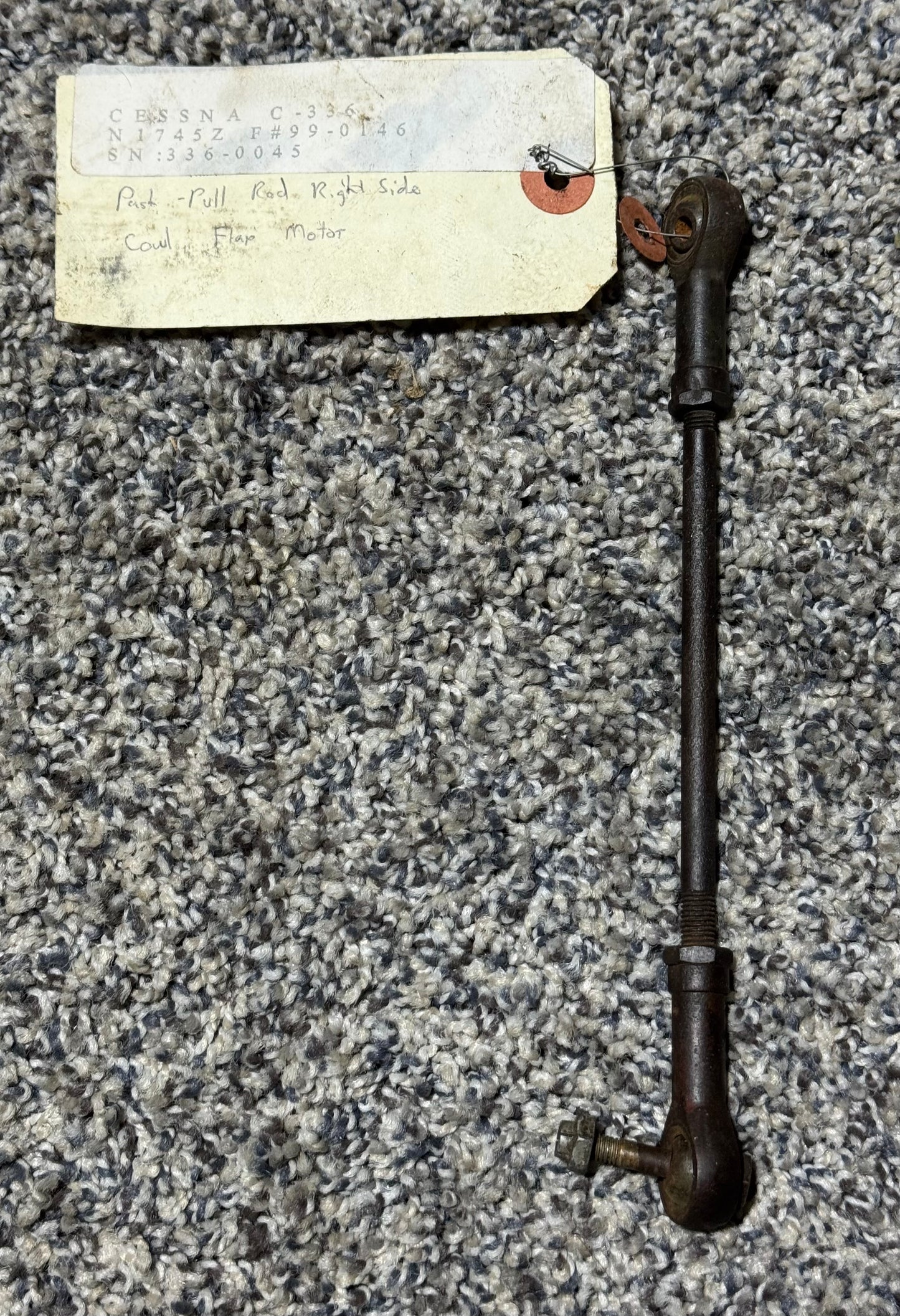 1462021-2 C-336 Flap Actuator Control Rod Assy