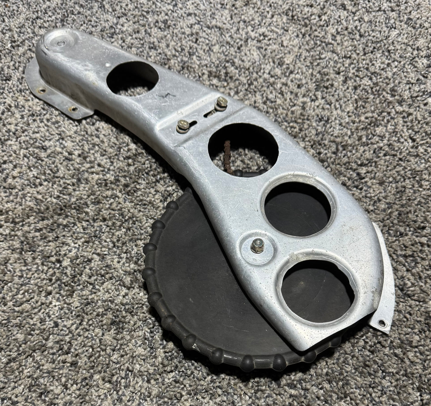 1261633-4 C-T210L Pedestal Elevator Trim Chain Guard W/ Elevator Trim Wheel