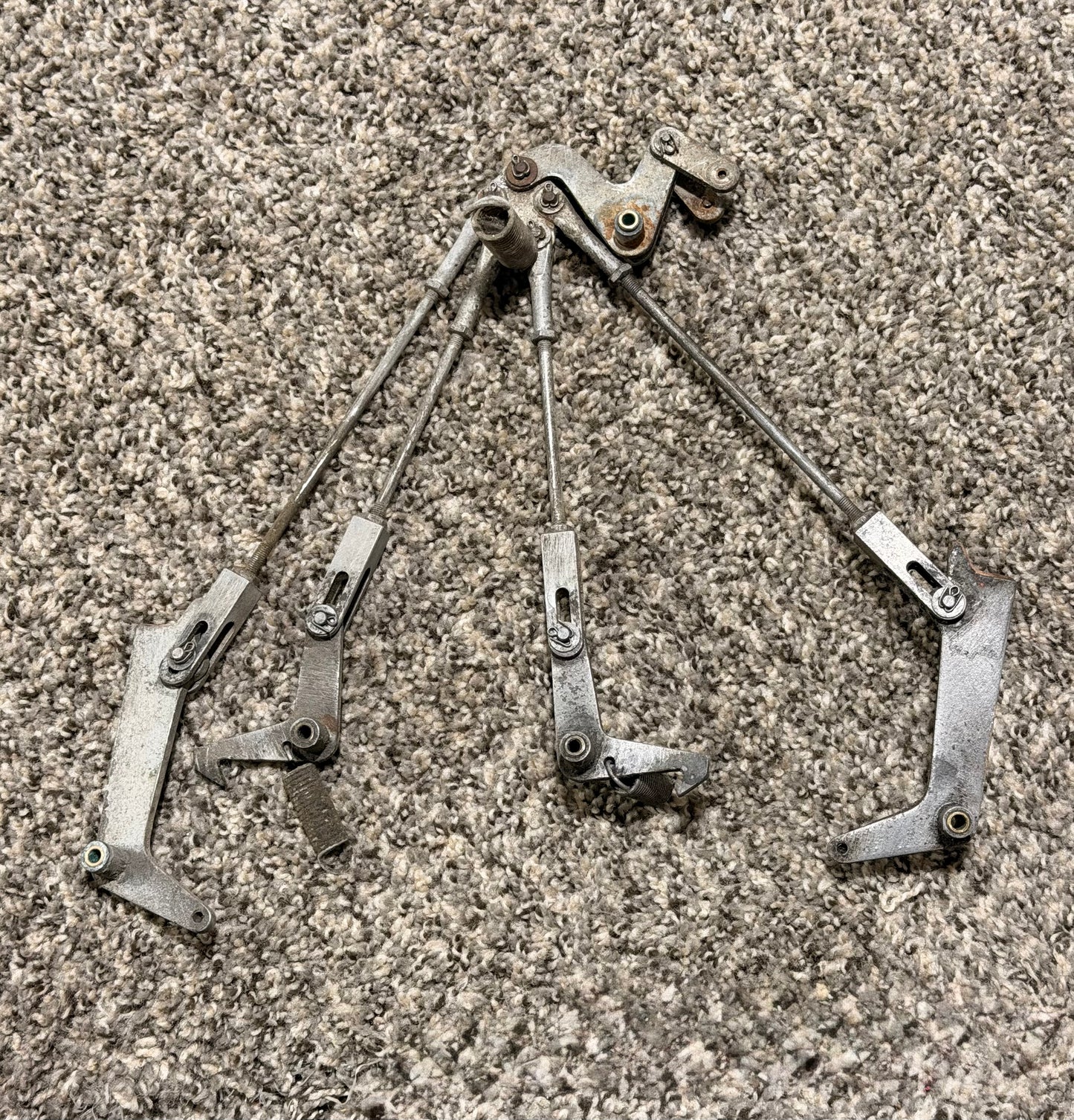 Cessna 210 Aircraft Aviation Landing Gear Lock Hooks Rods Linkages Assembly