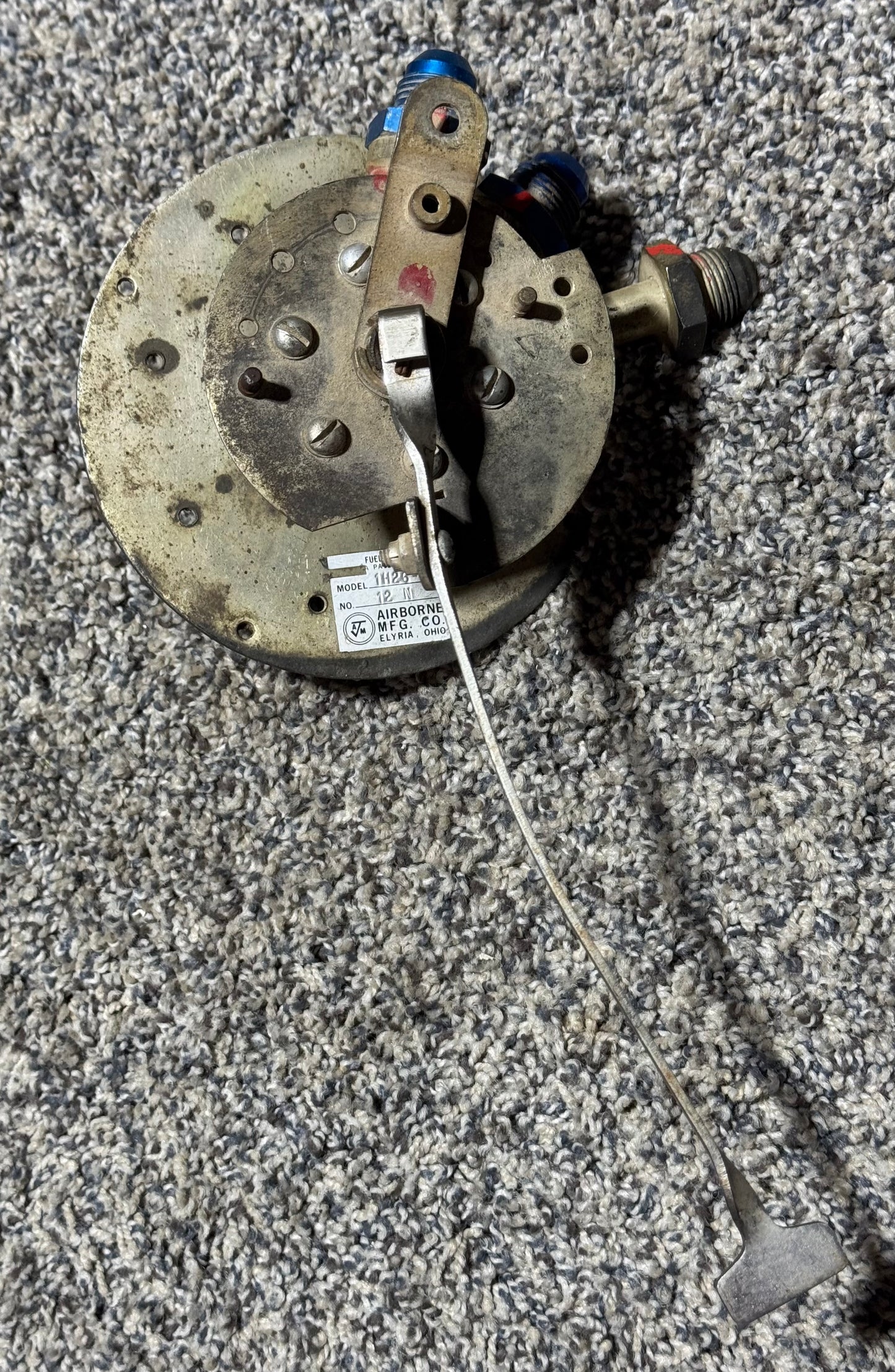 1H26-3 Piper Airborne Fuel Selector Valve