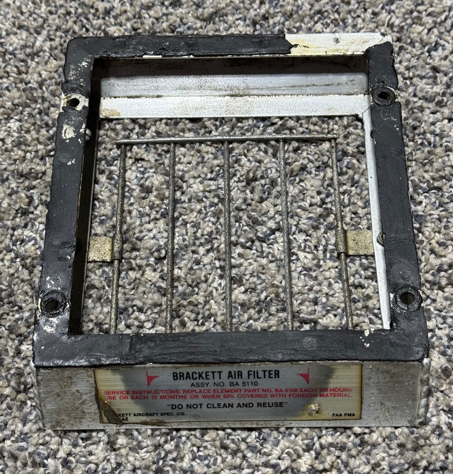 BA-5110 C-210L Air Filter Bracket