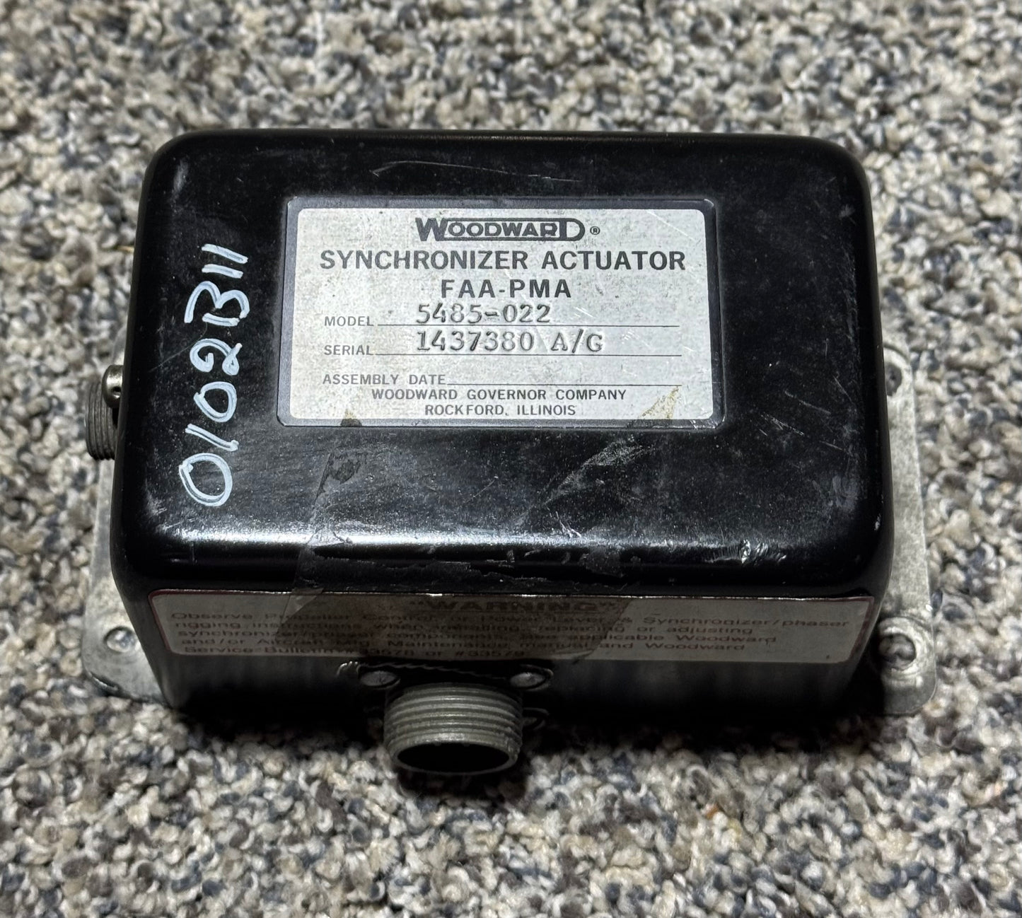 5485-022 Woodward Synchronizer Actuator