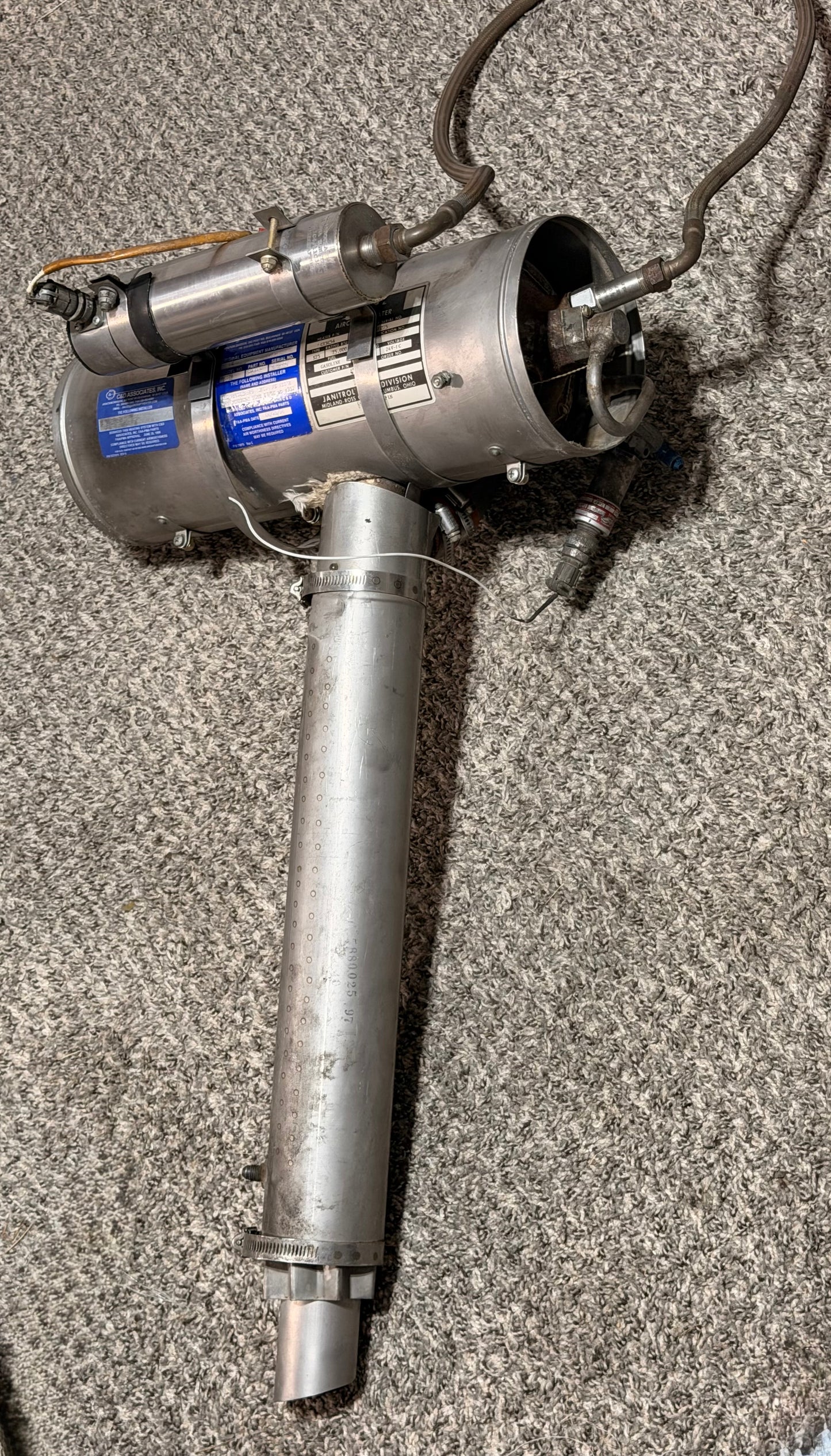 C15C54 Aero Commander 500B Heater Assy