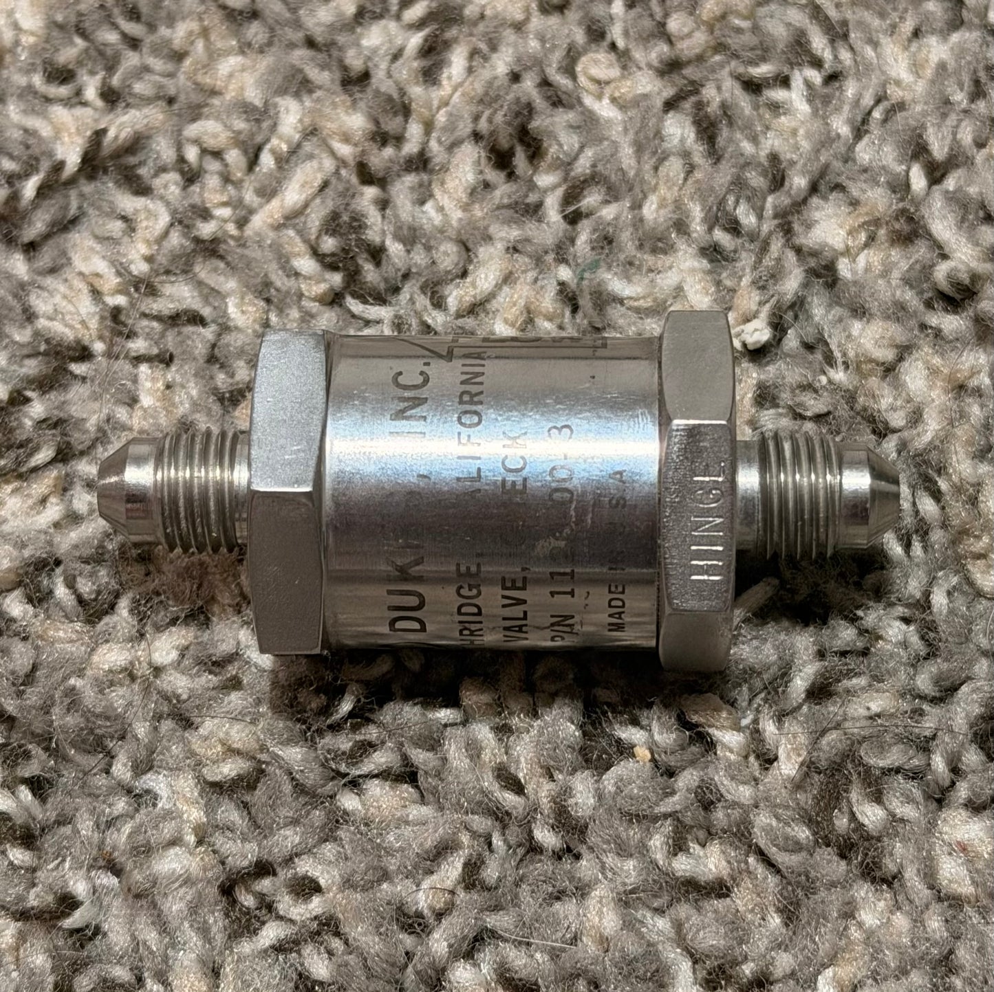 1126-00-3 Duke’s Valve Check