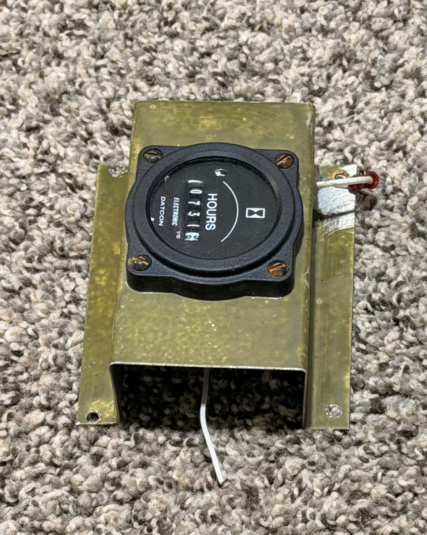 Aero Commander 500B Datcon Electronic Run Time Gauge Assy