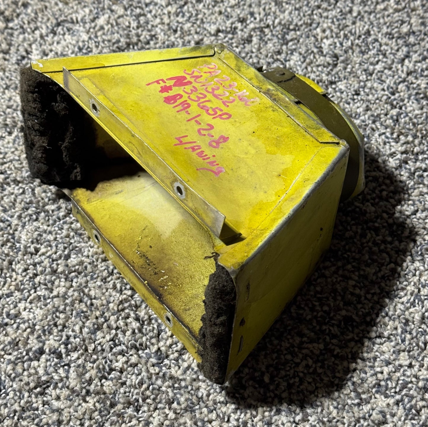 PA-23-160 Apache Oil Cooler Air Duct Plenum
