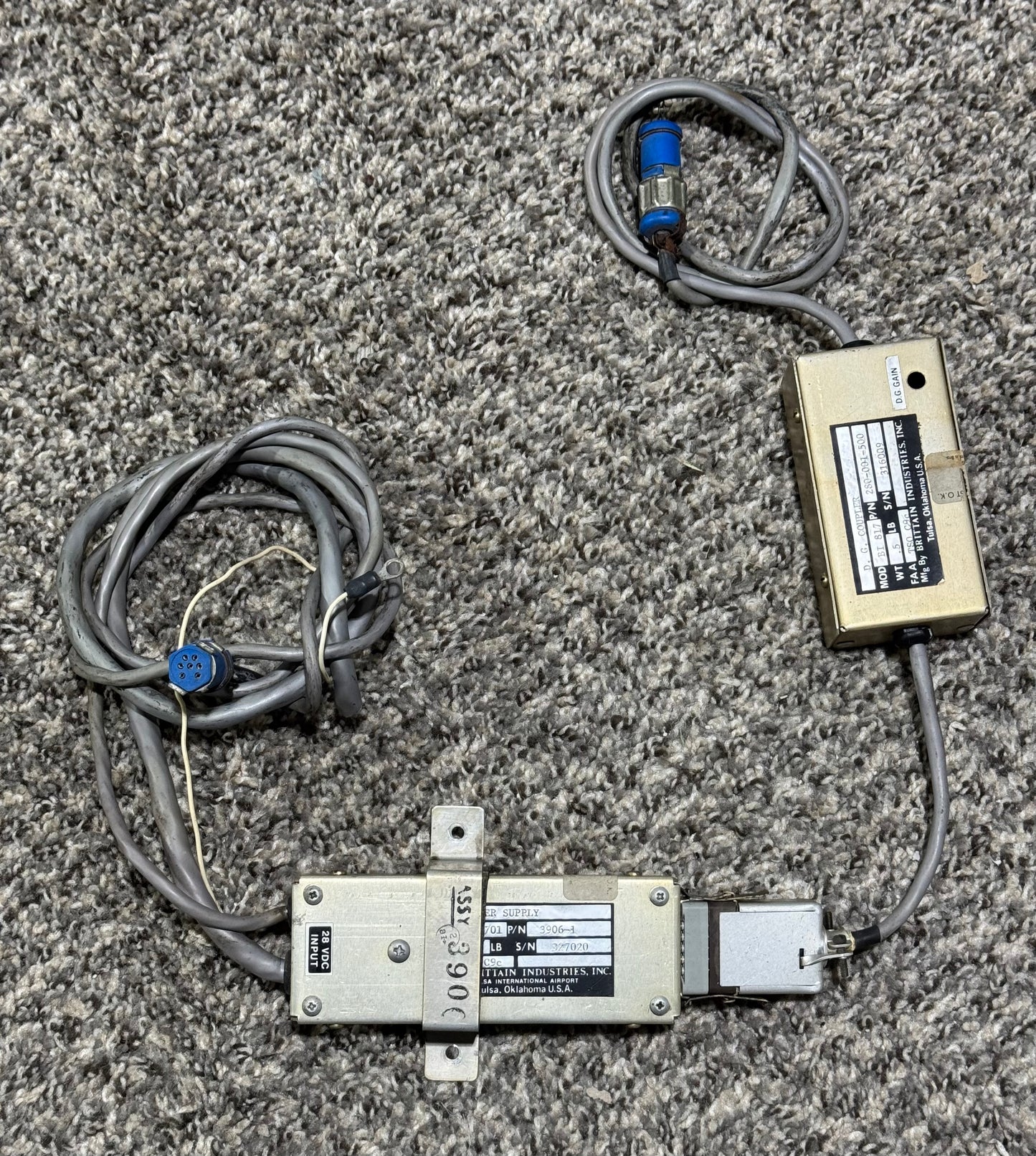 3906 Brittain Industries B1701 Power Supply Assy/ DG Coupler