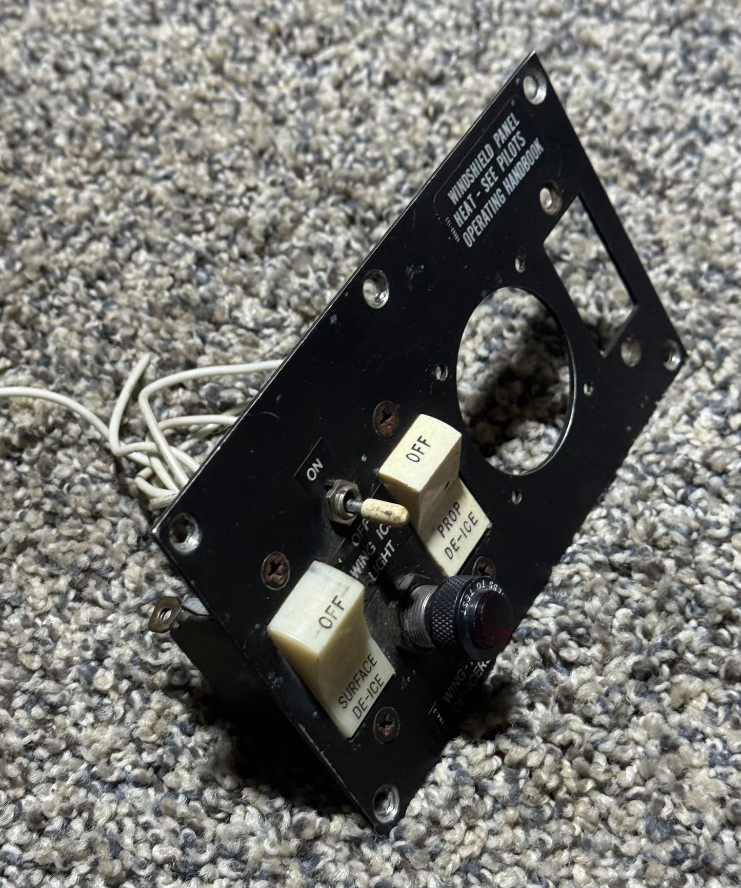 PA34-DI-P PA-34-220T Seneca II De-Ice Switch & Gauge Assy