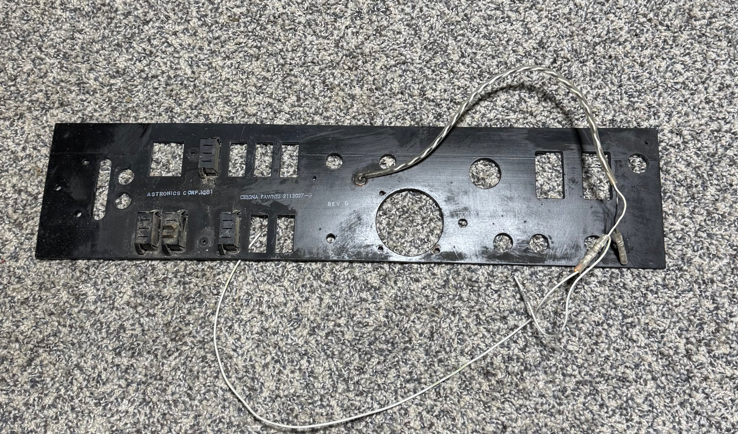 2113027-9 C-210P Astronics Corp Aircraft Panel