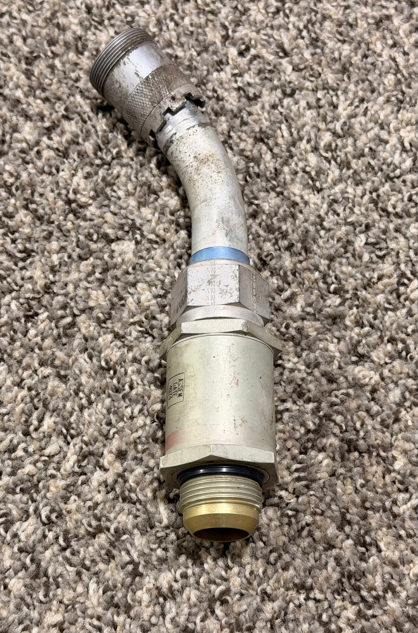 2660002 Parker Low Pressure Fuel Check Valve W/ Angled Tube