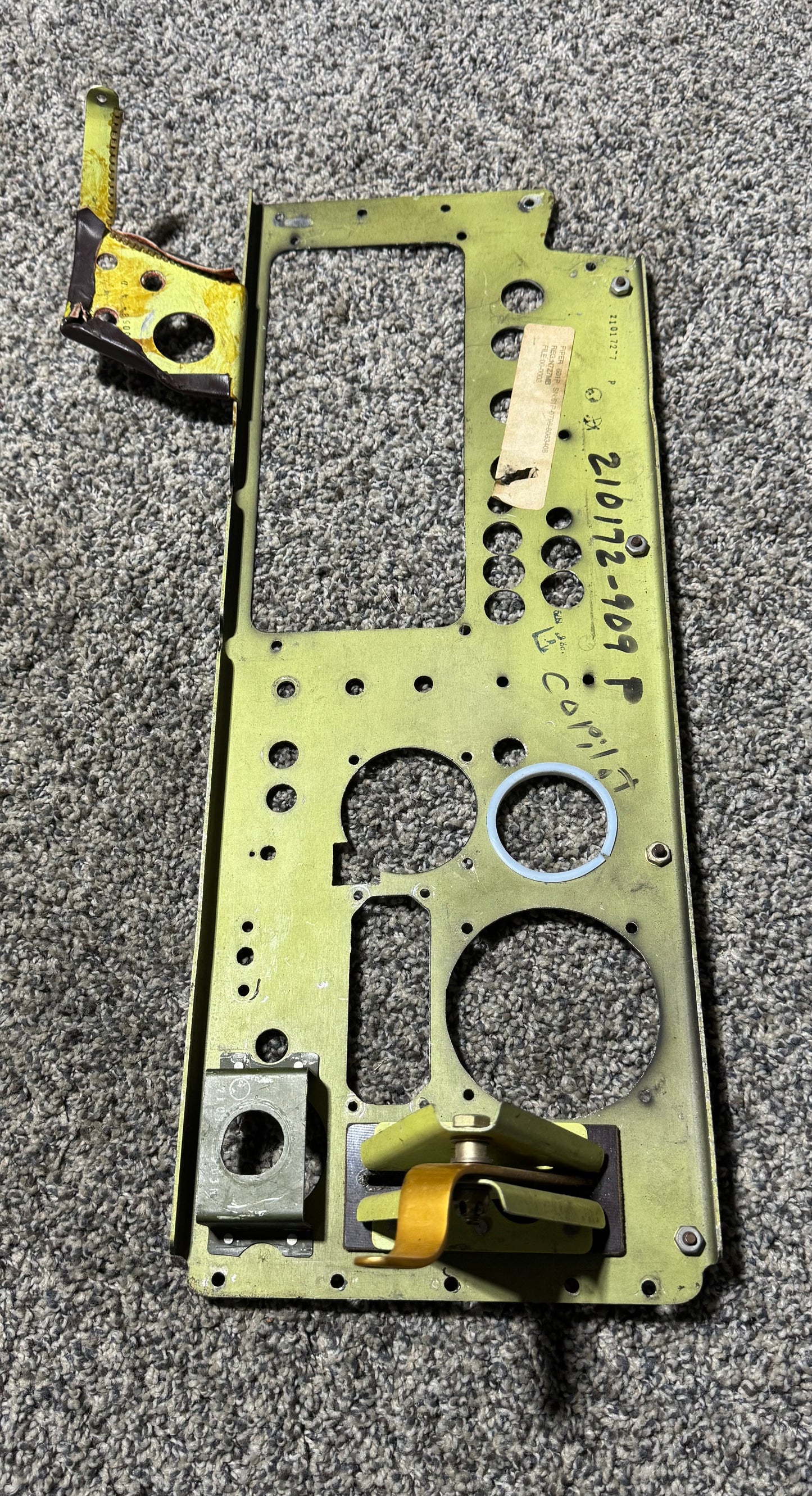 210172-909P PA-601P Co-Pilot Instrumental Panel Assembly