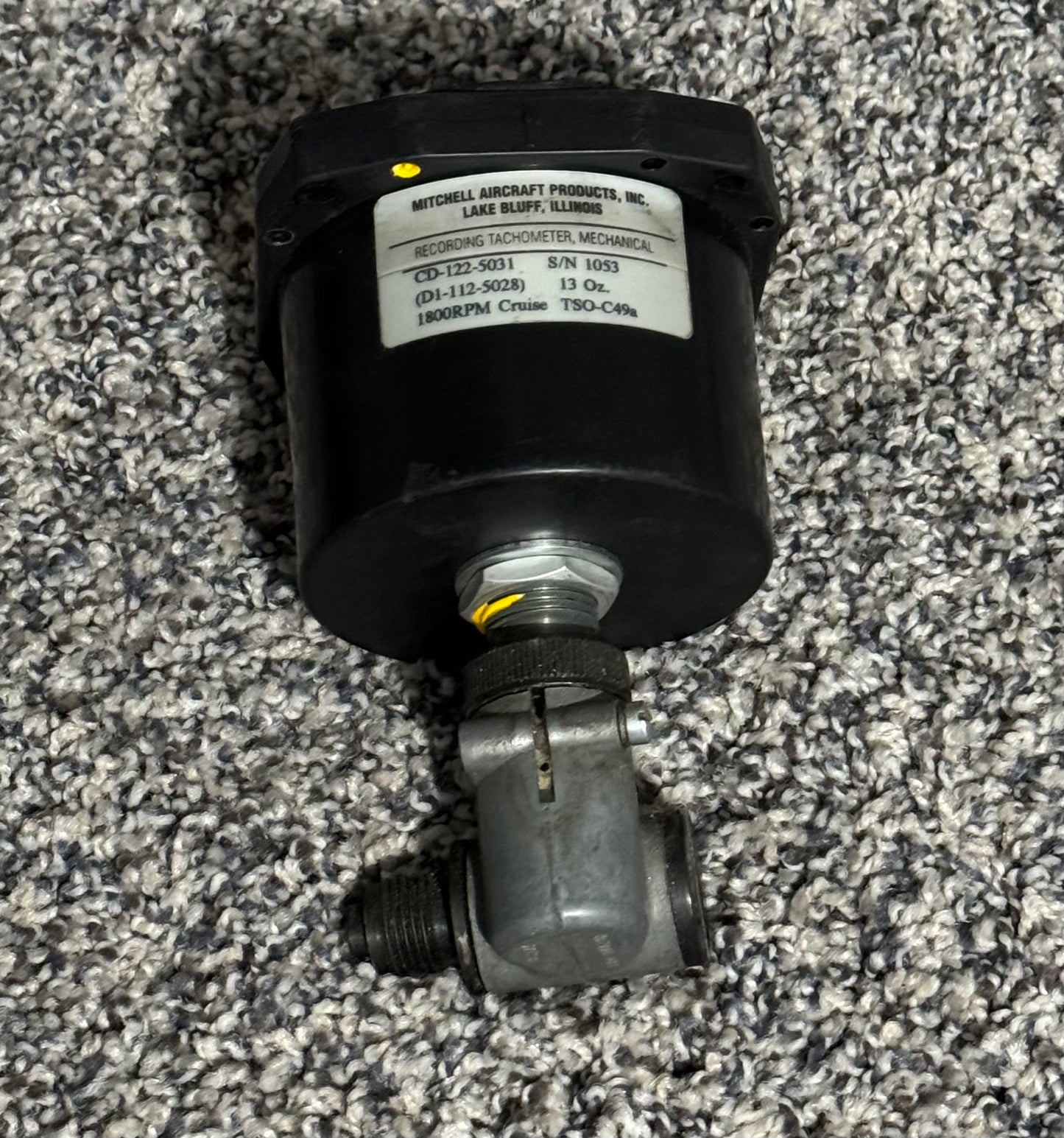 CD-122-5031 Mitchell Mechanical Recording Tachometer