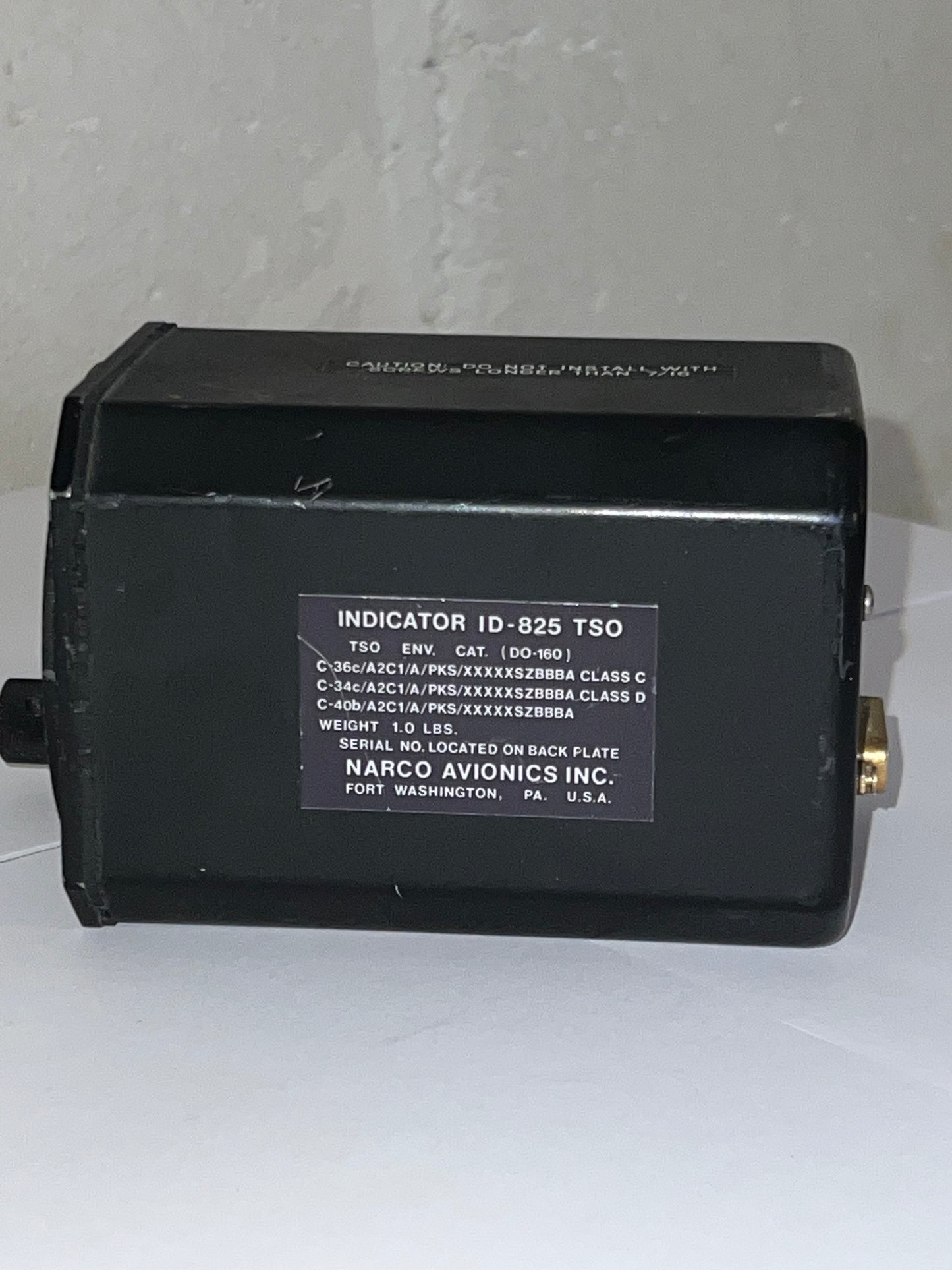 NARCO ID-825 TSO INDICATOR S/N 13249