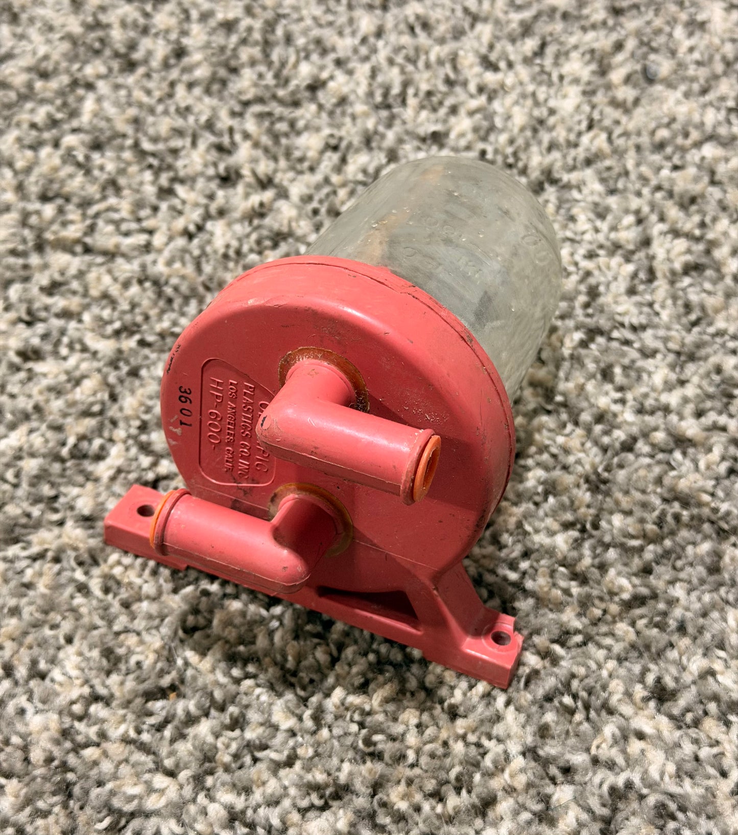 HP600-3-3 Olympic Plastics Sump Jar Assy