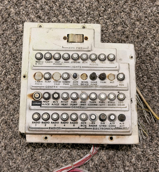Cessna T210N Circuit Breaker Panel Box Assy