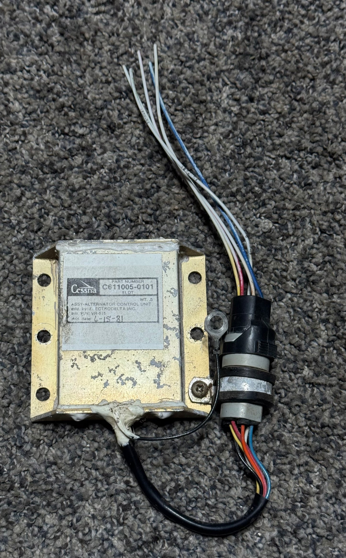 C611005-0101 Cessna T210N Voltage Regulator