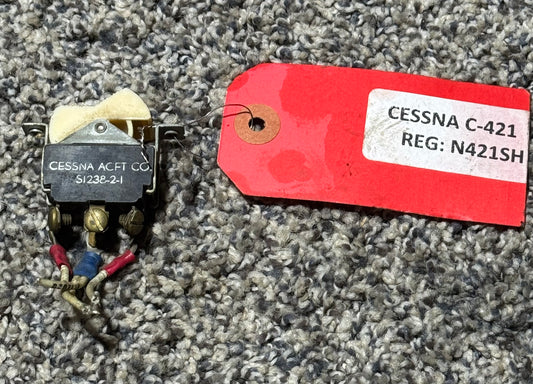 S1238-2-1 Cessna Aircraft Co Rocker Switch Assy