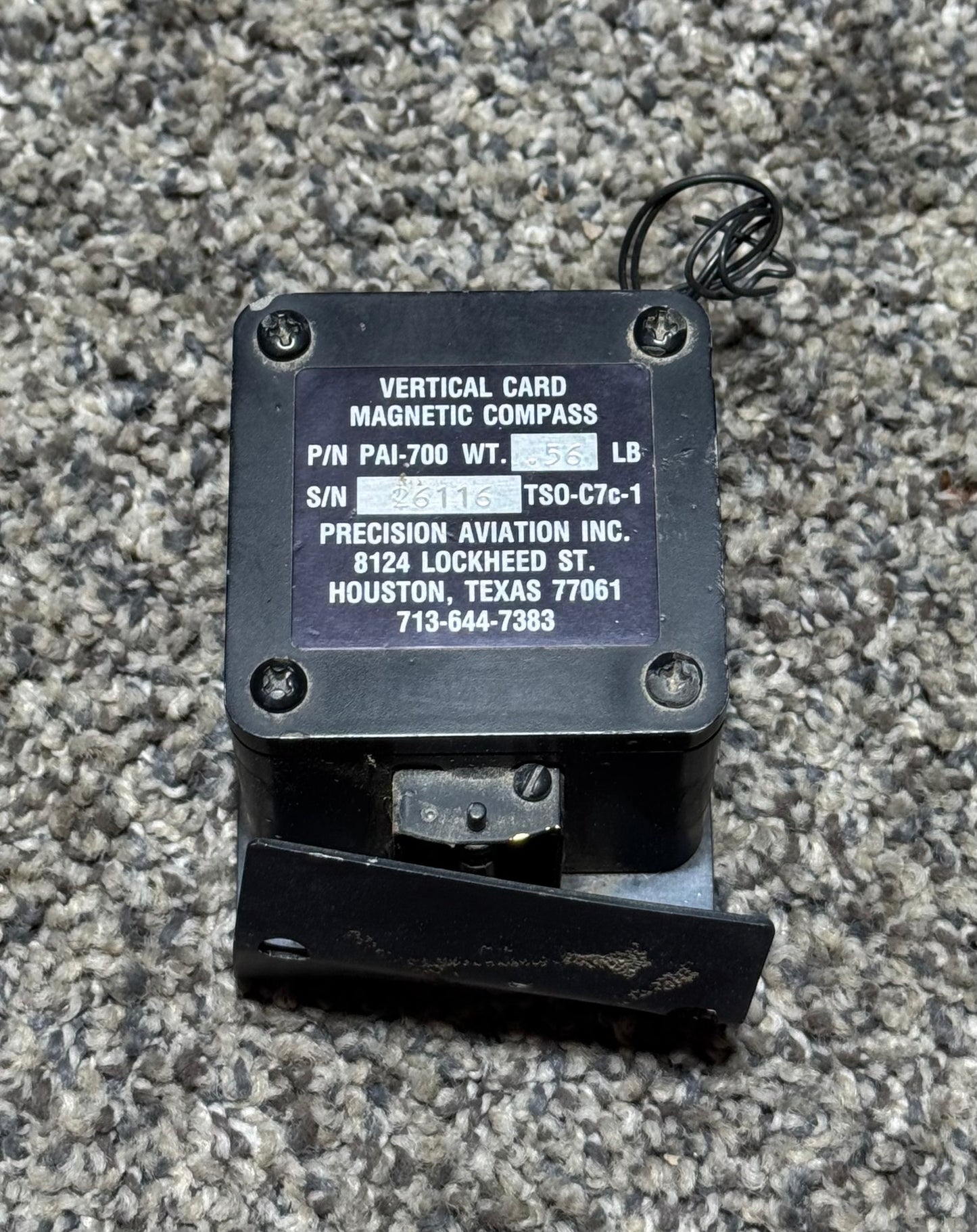 PAI-700 Precision Vertical Card Magnetic Compass Indicator