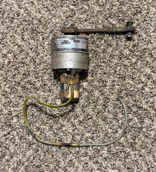 EYLC 7567-1 Barber-Colman Aero Commander 500B Electromechanical Cowl Flap Actuator Motor (26 Volts)