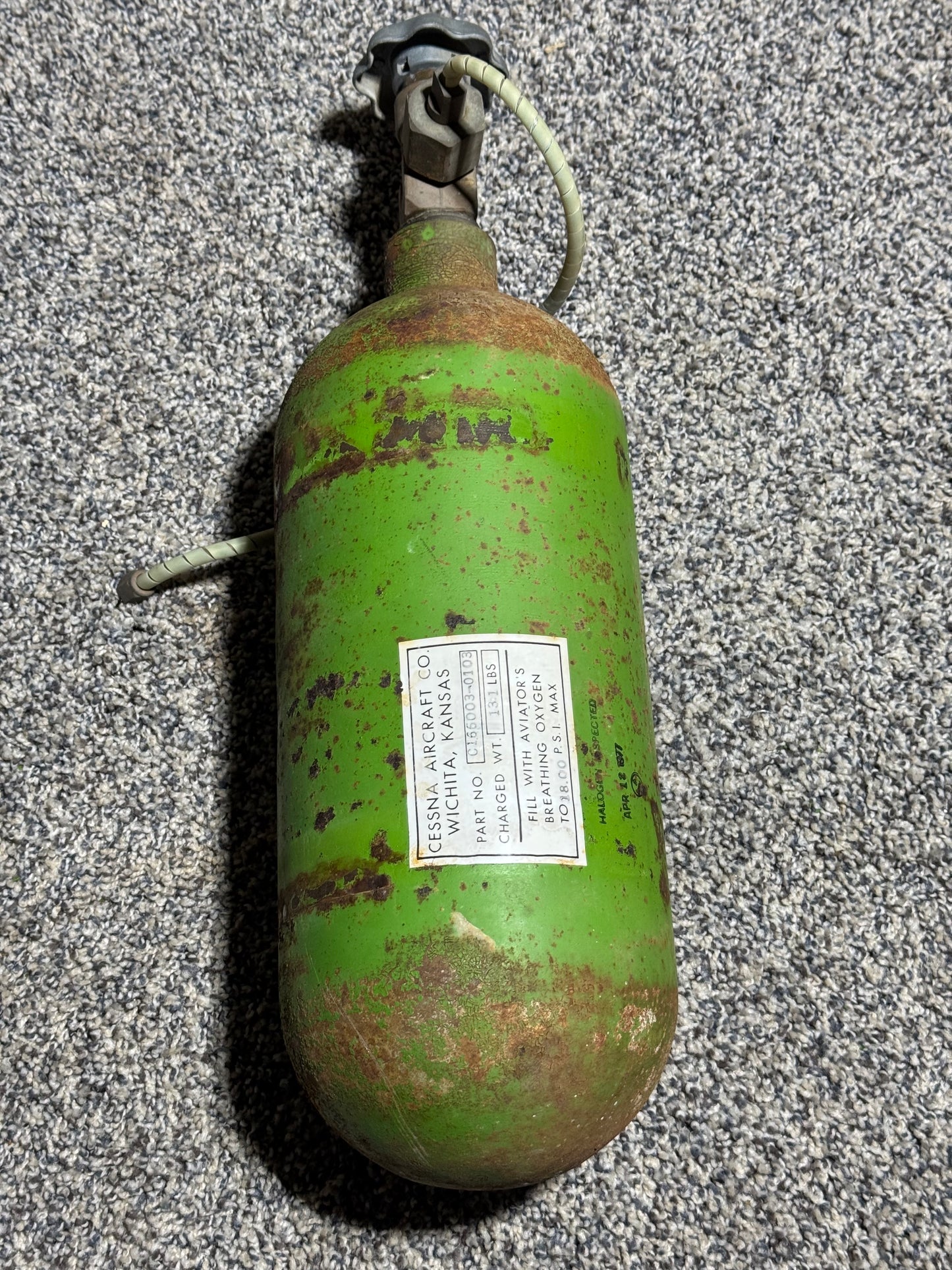 C166003-0103 C210T Oxygen Cylinder