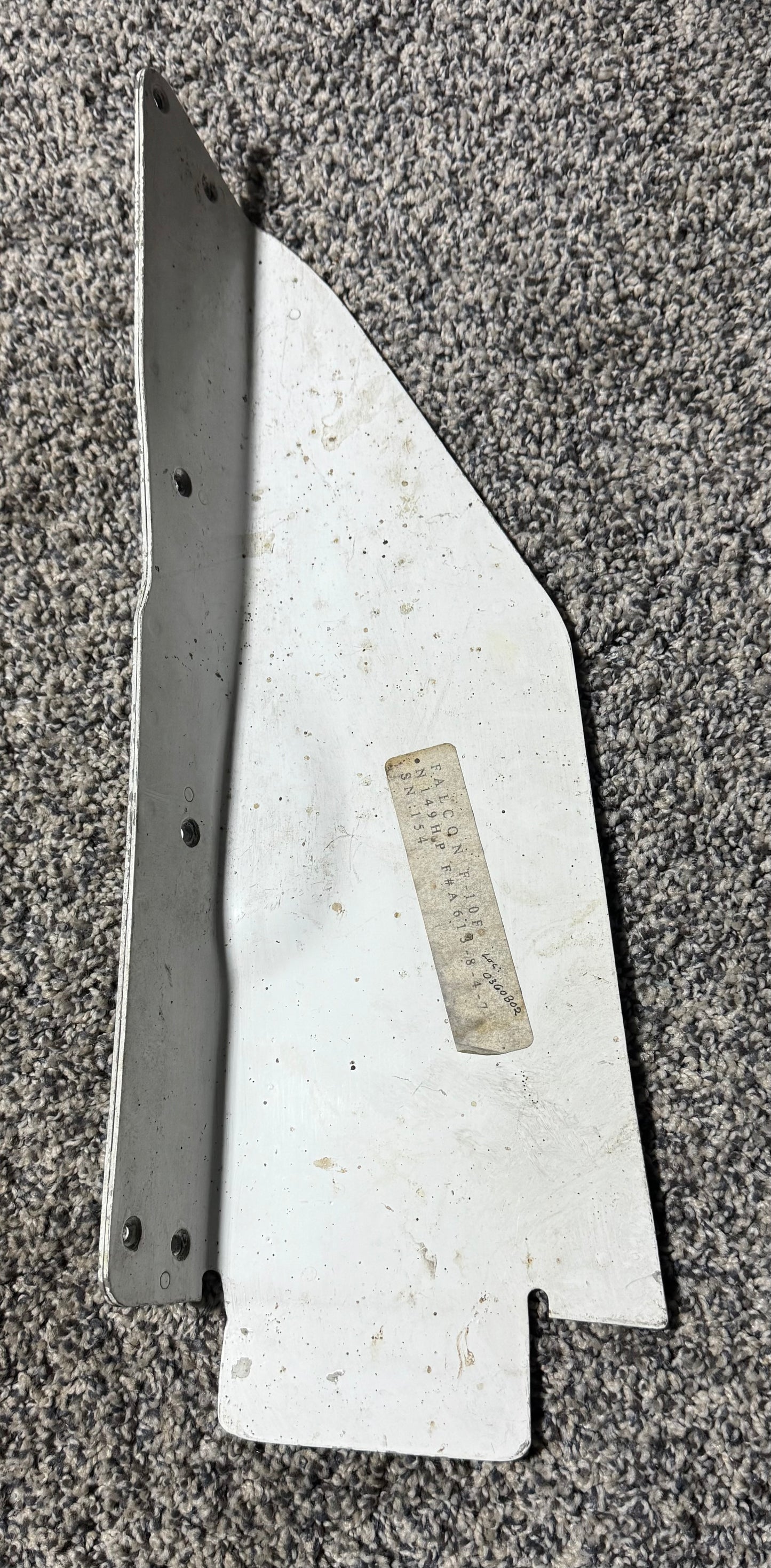 F10A-381-001-170 Dassault FA-10 LH Lower Rib Plate