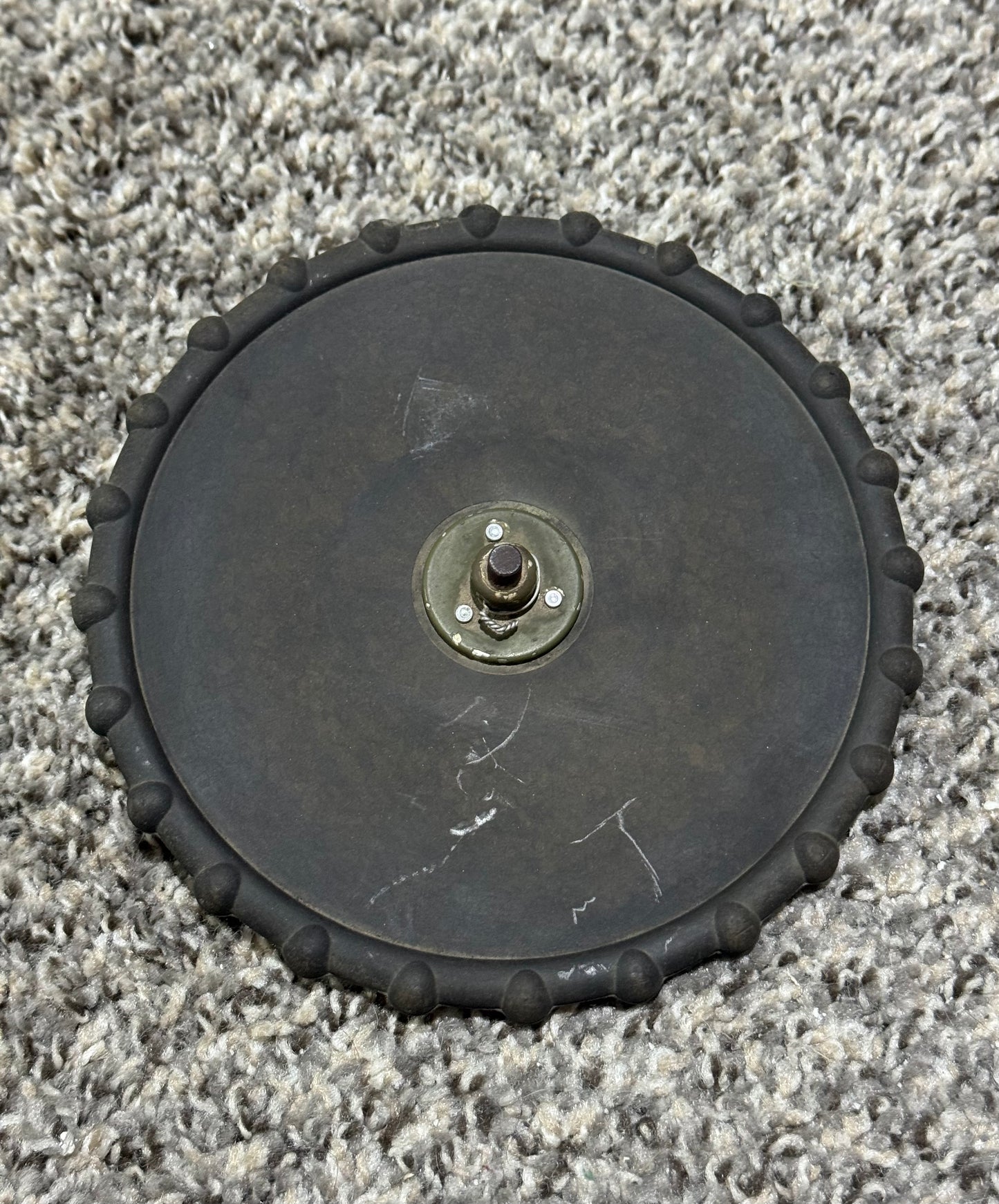 0761205-6 C-210 Elevator Trim Wheel Assy