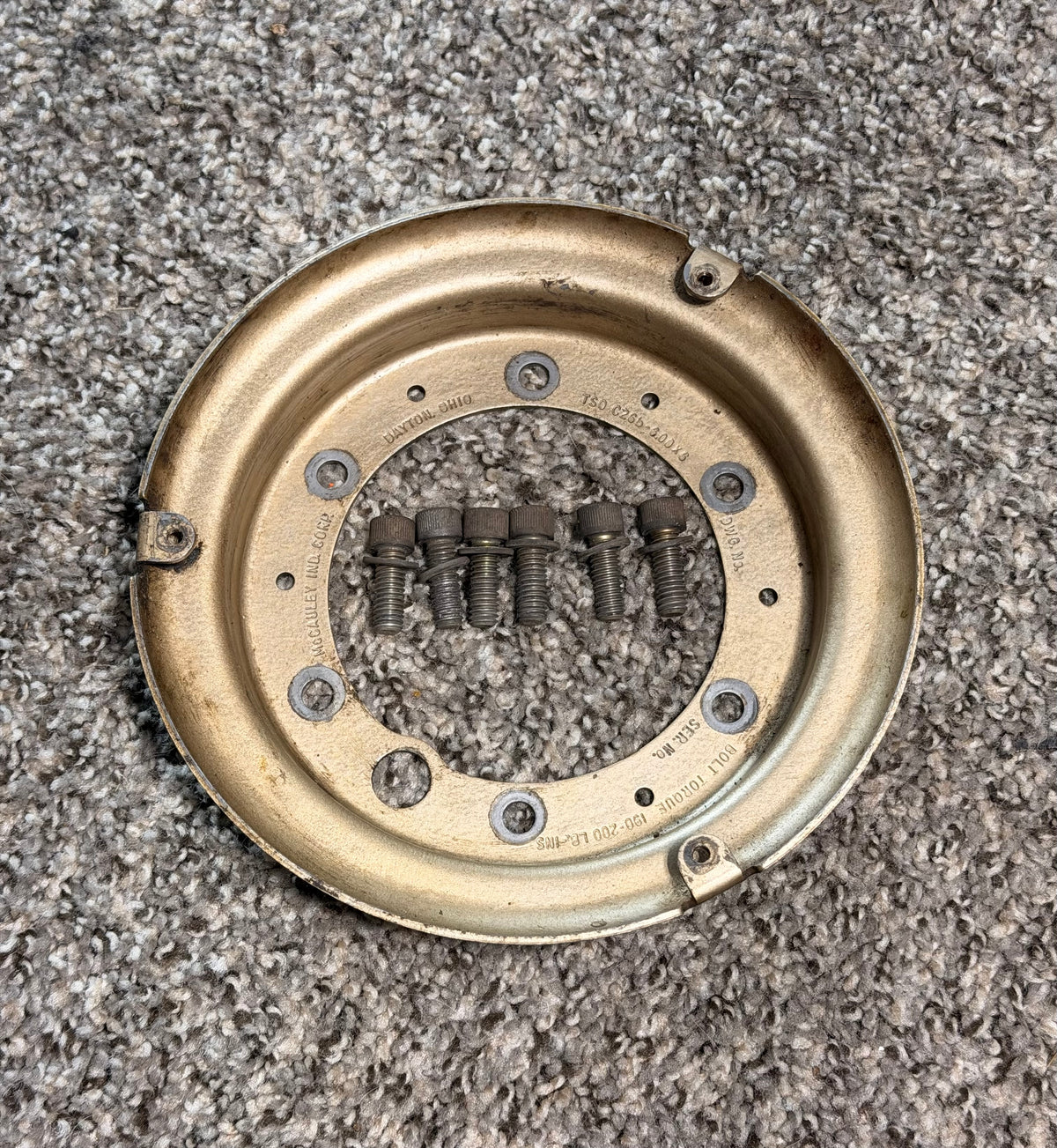 D-30260 McCauley 6.00-6 Main Landing Wheel Assembly