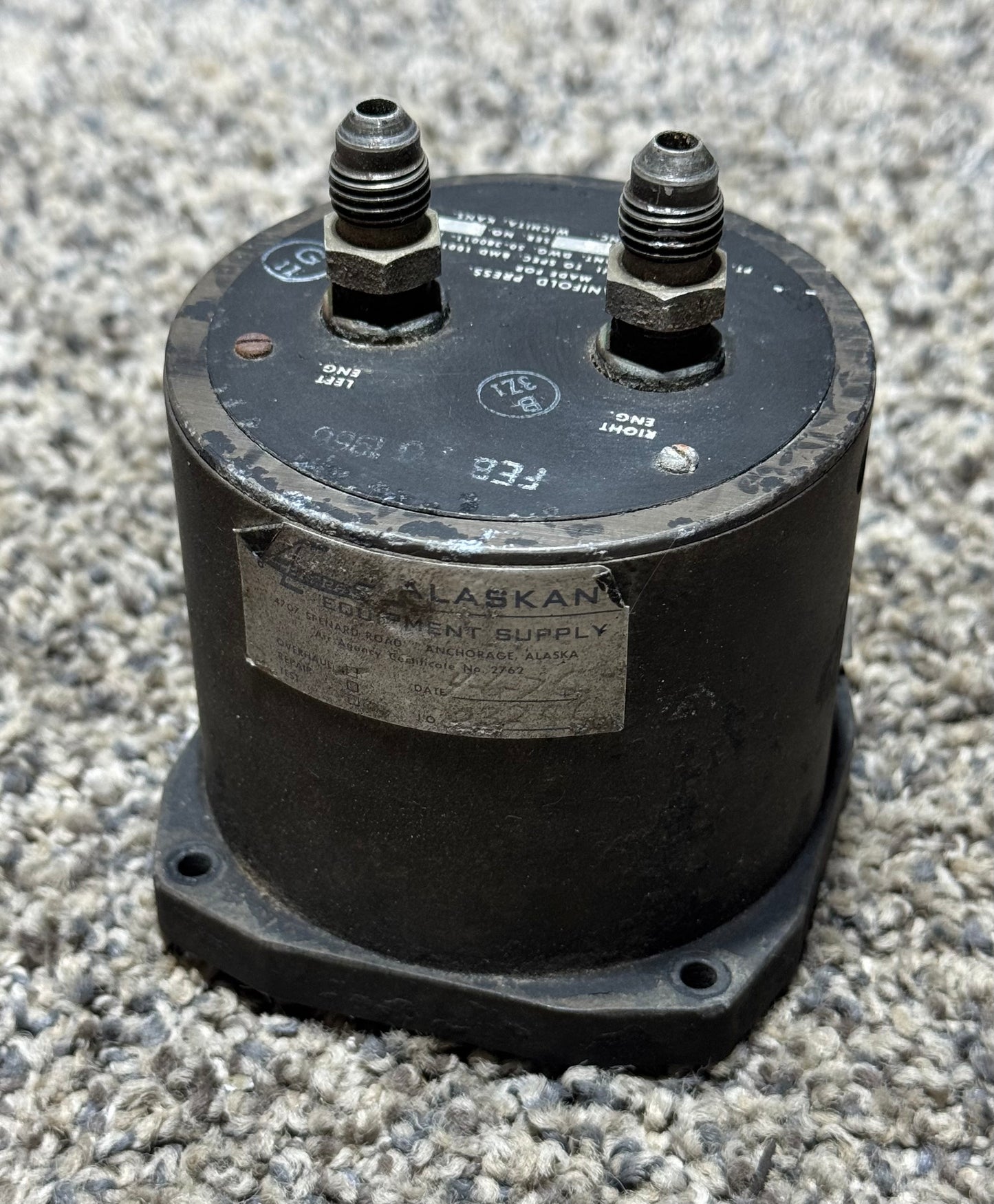 22-260-014 Garwin Dual Manifold Pressure Indicator