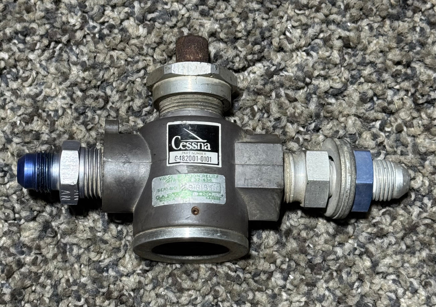 C-482001-0101 Garwin Suction Relief Valve Assy