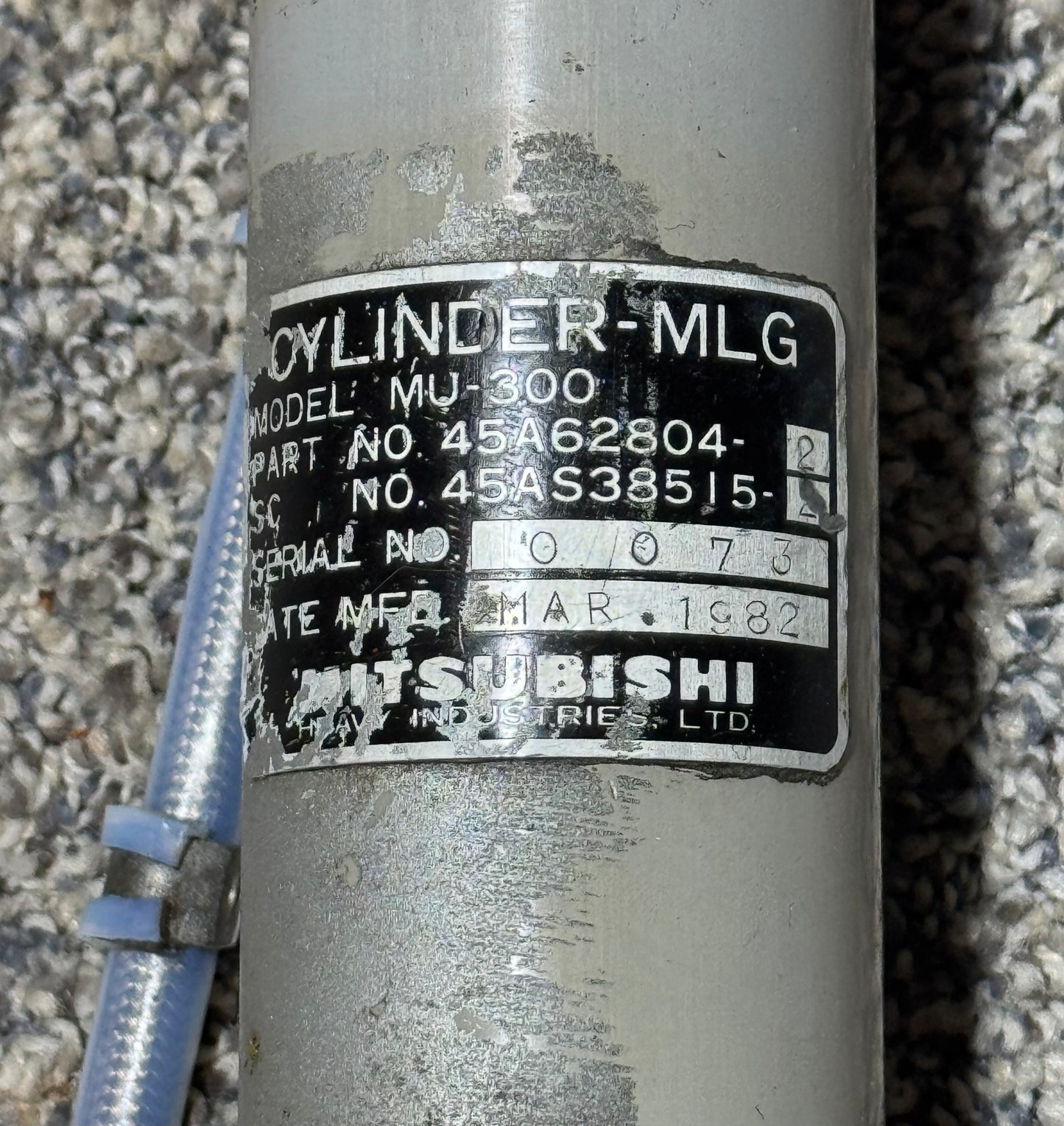 45A62804-2 Mitsubishi Main Landing Gear Cylinder Assy