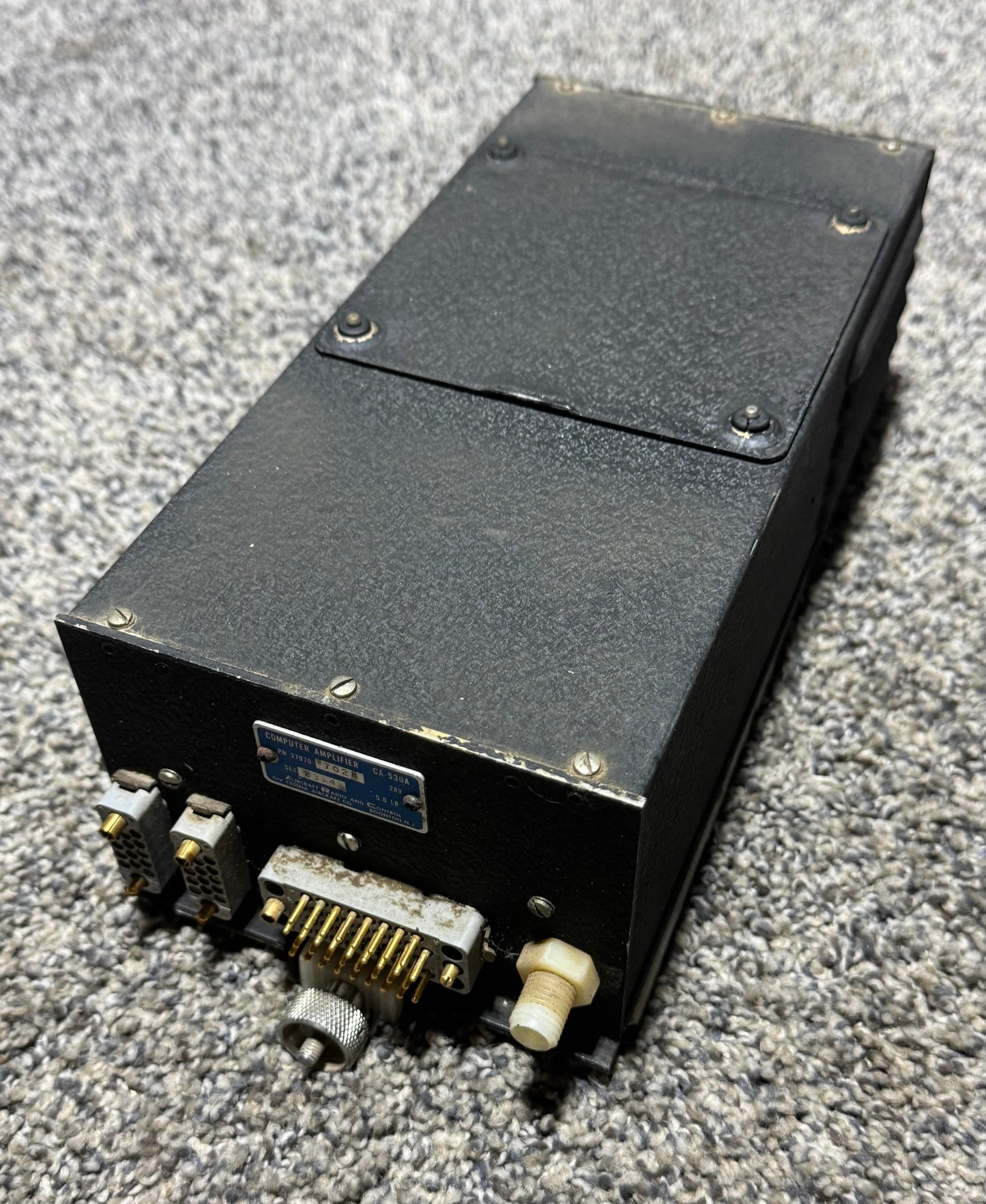 37970-7028 Cessna 210 Computer Amplifier W/ Mounting Tray