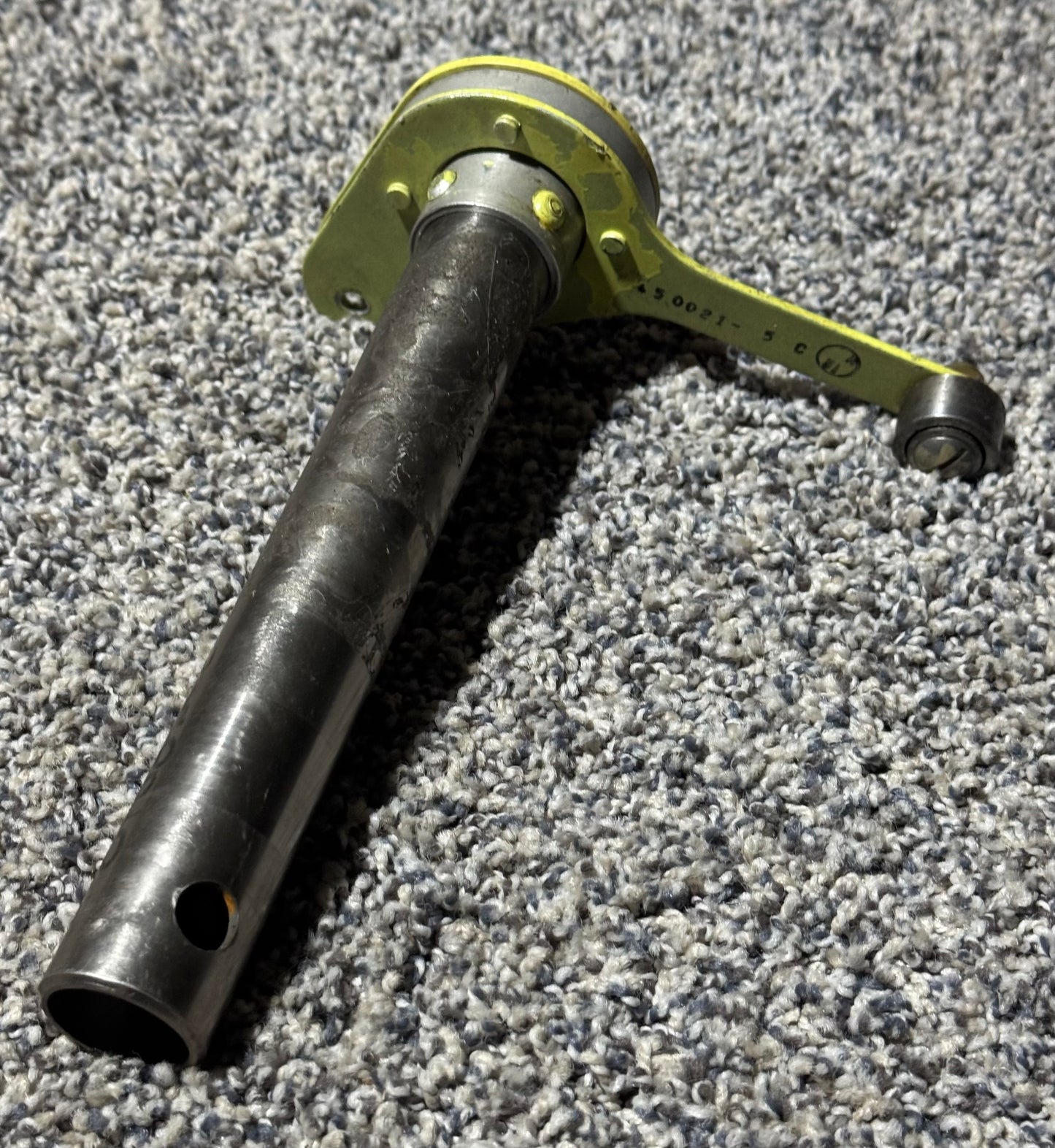 450022-001 AeroStar 601P Shaft & Arm Nose Gear Drag Link (CRACKED)