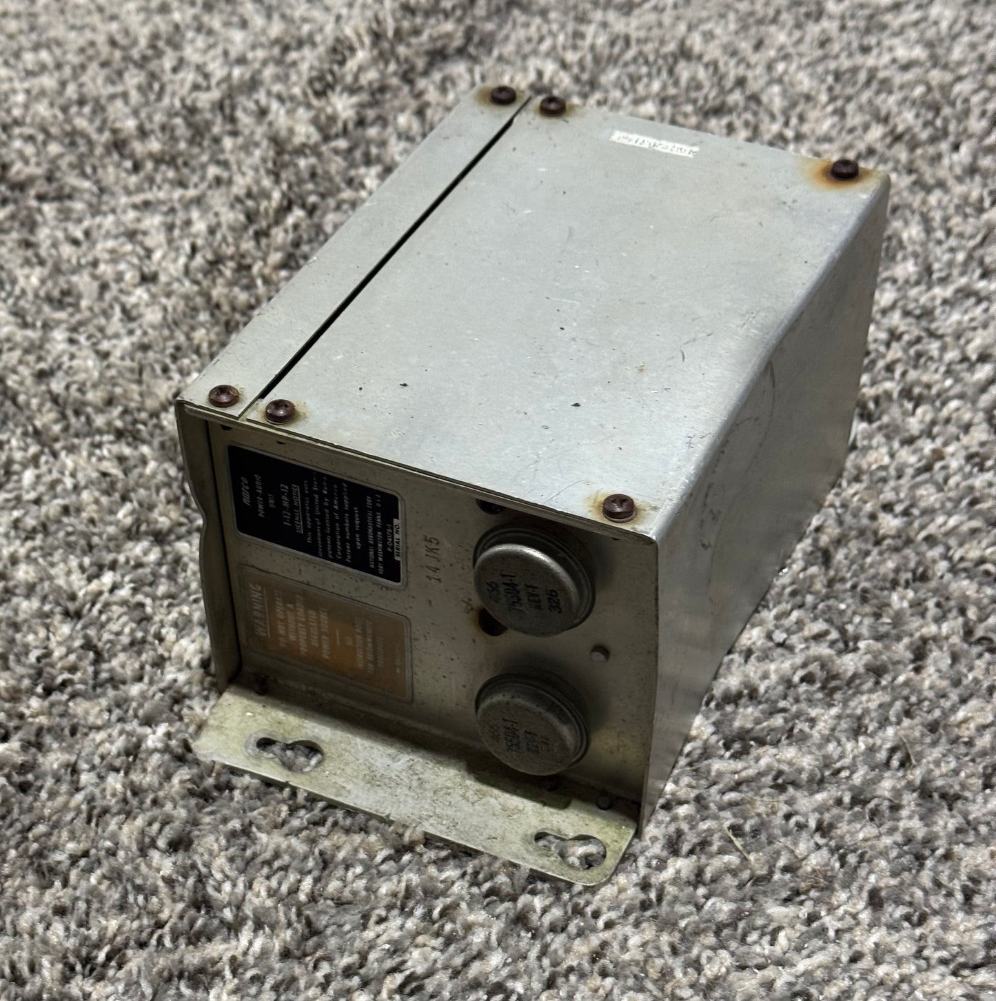 T-12-MP-12 Narco Power Audio Unit Assy (Has a Small Dent on Side)