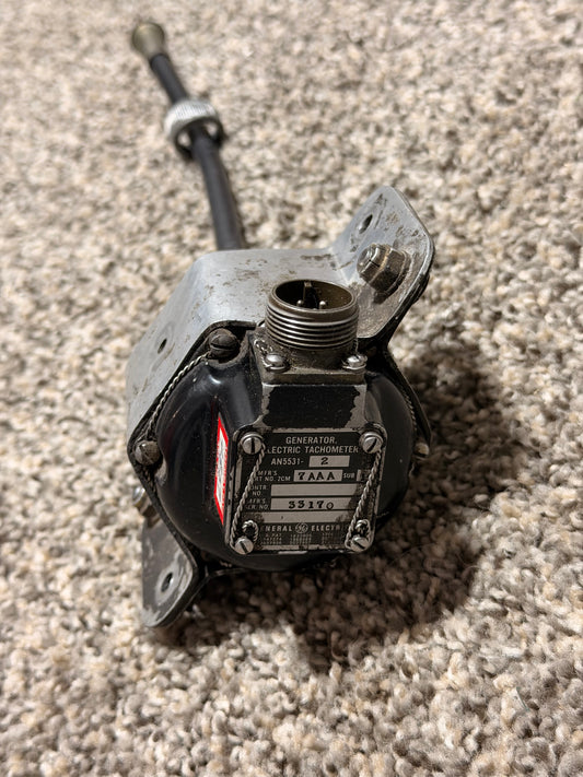 AN5531-2 General Electric Tachometer Generator Mount w/ Mount