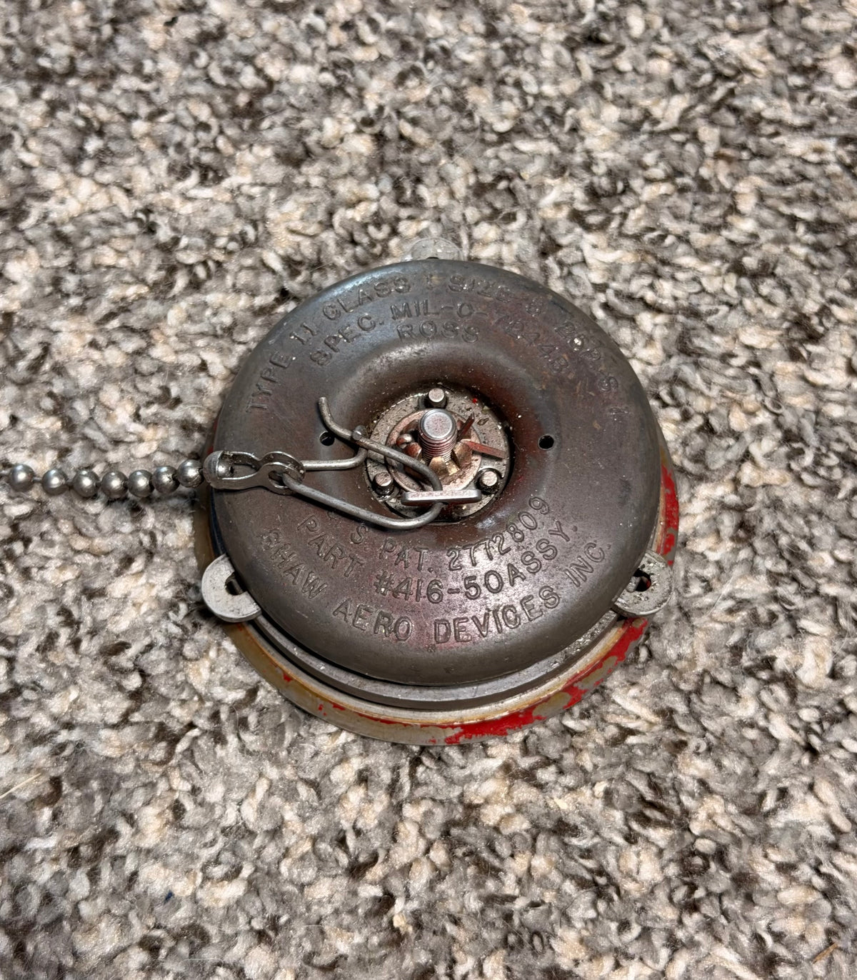 416-50 Shaw Aero Fuel Cap Assembly