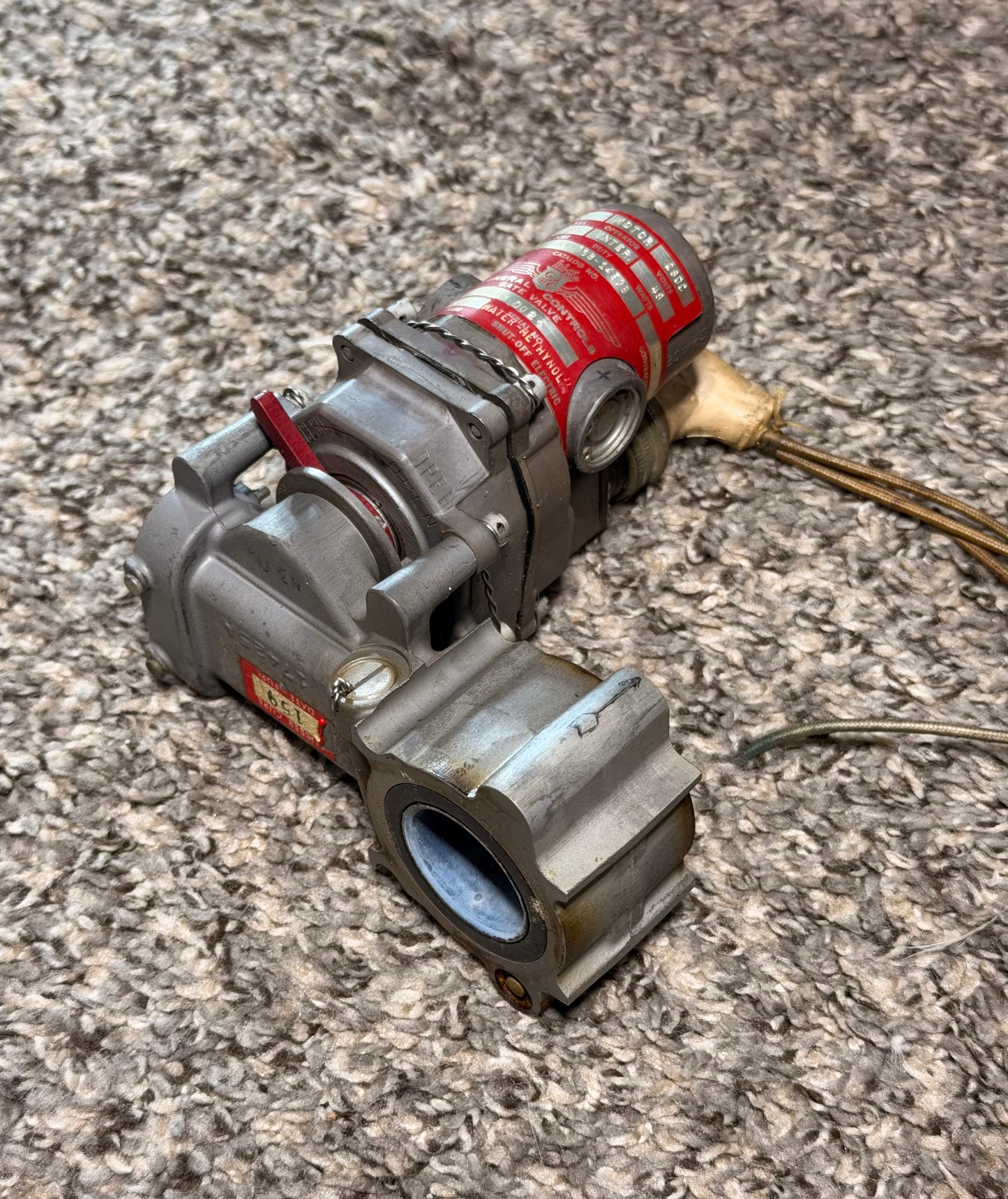 AV-16B-1453B ITT Electric Motor Operated Shut-Off Gate Valve Assy