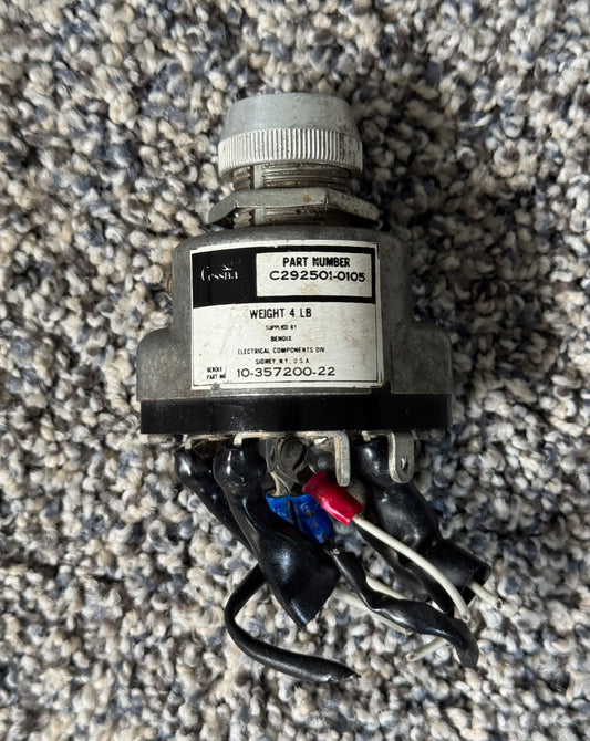 C292501-0105 Bendix Ignition Switch (No Key)