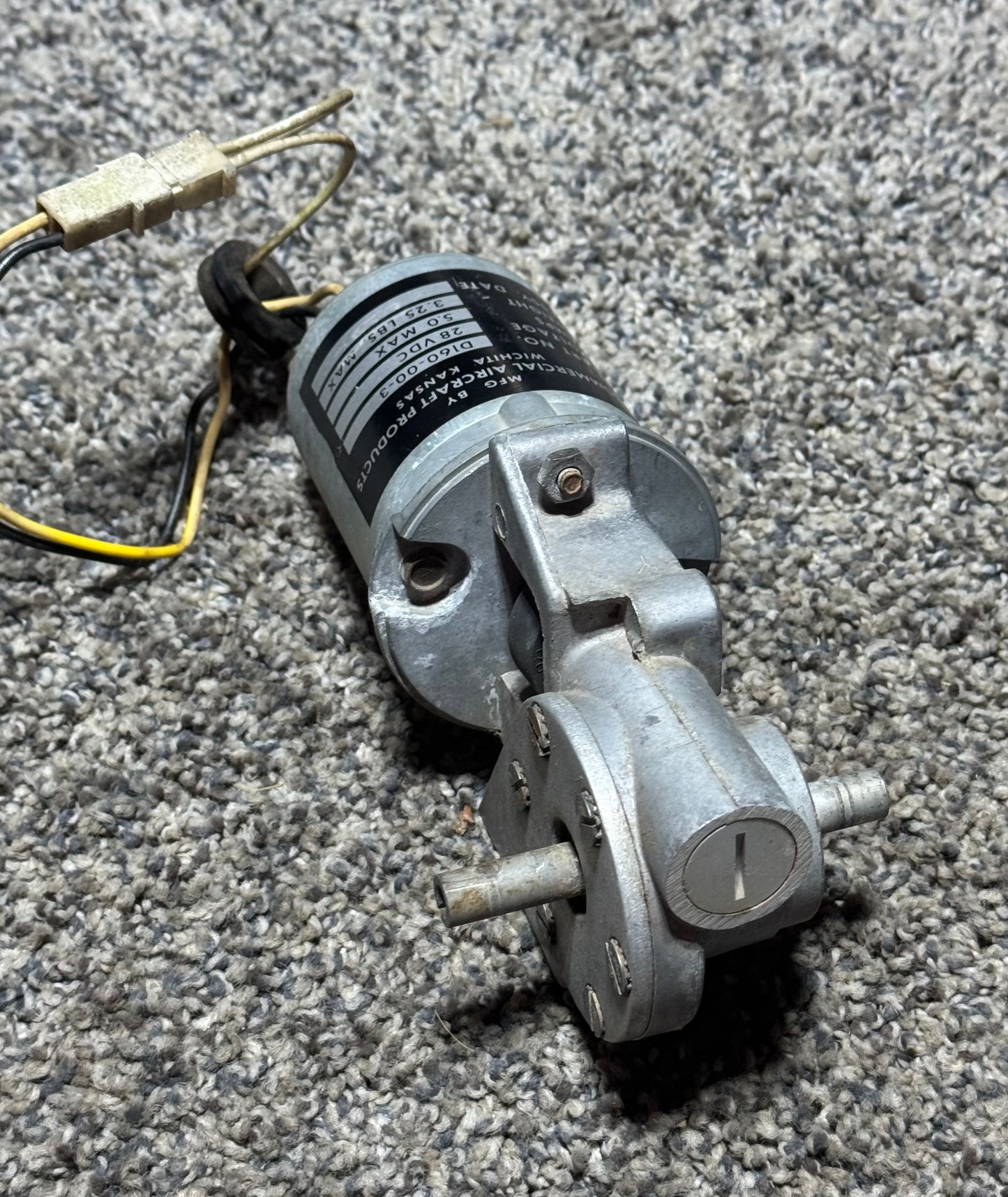 D160-00-3 Commercial Aircraft Products Flap Motor