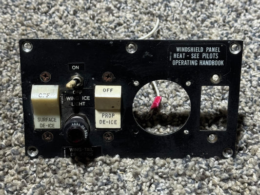 PA34-DI-P PA-34-220T Seneca II De-Ice Switch & Gauge Assy