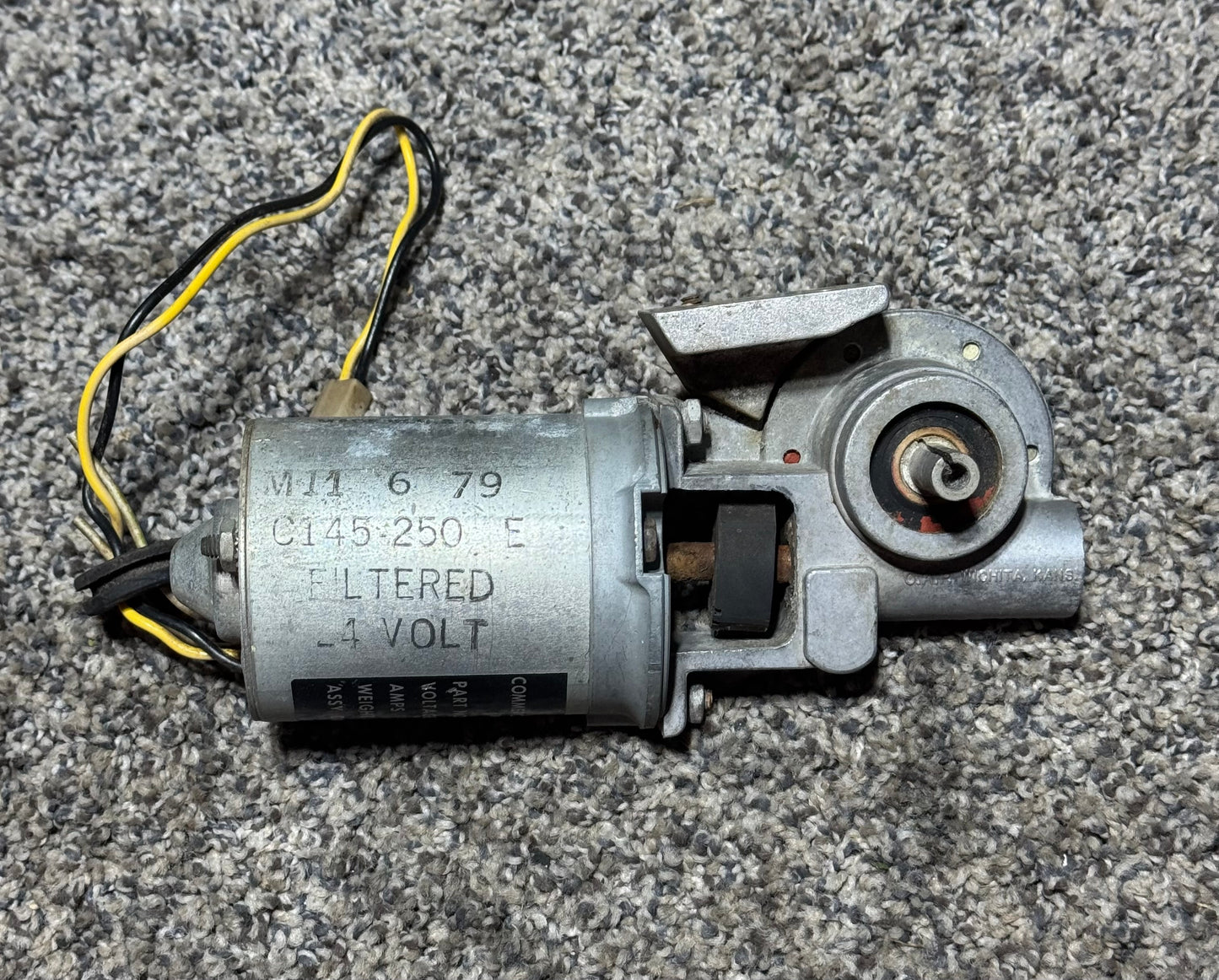 D160-00-3 Commercial Aircraft Products Flap Motor