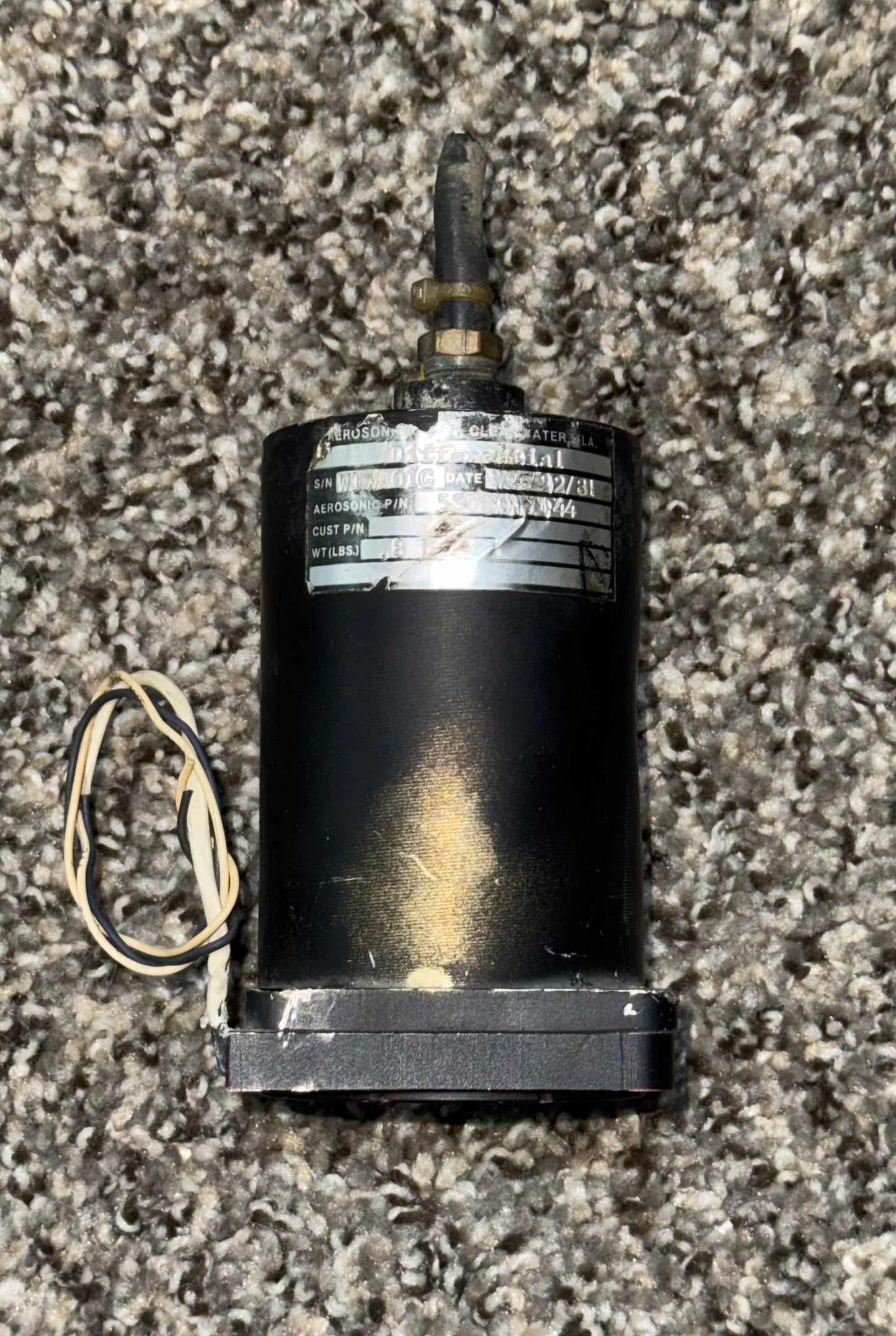 55050-1144 Aerosonic Cabin Altitude Differential Pressure Indicator