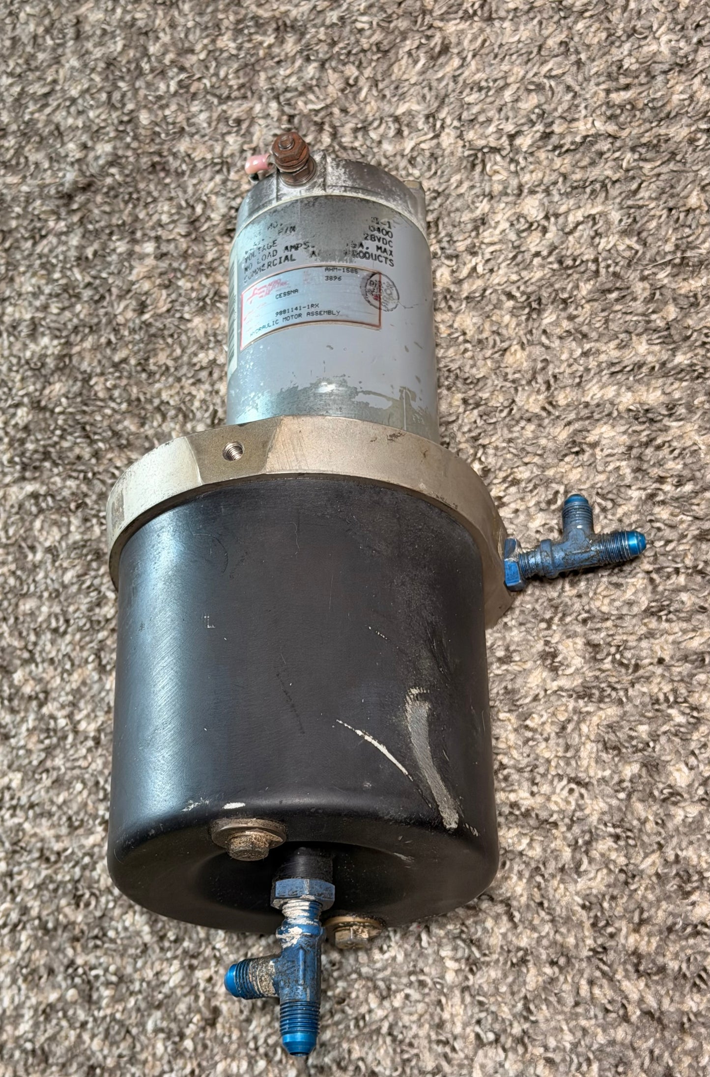 9881141-1 Cessna Hydraulic Power Pack With Pressure Switch