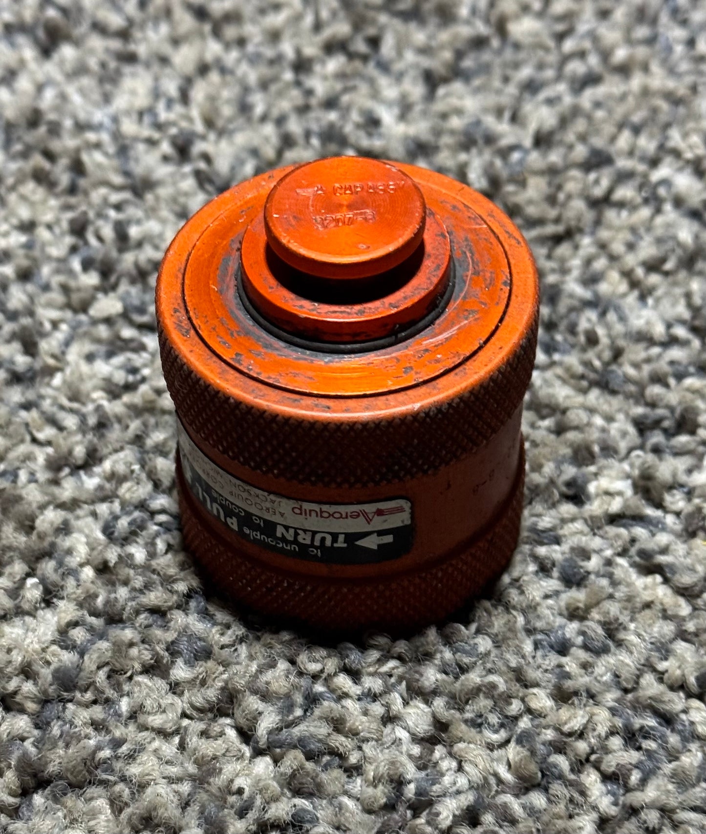 3207-8 Swearingen SA-226T Hydraulic Line Adapter Quick Connect  Cap