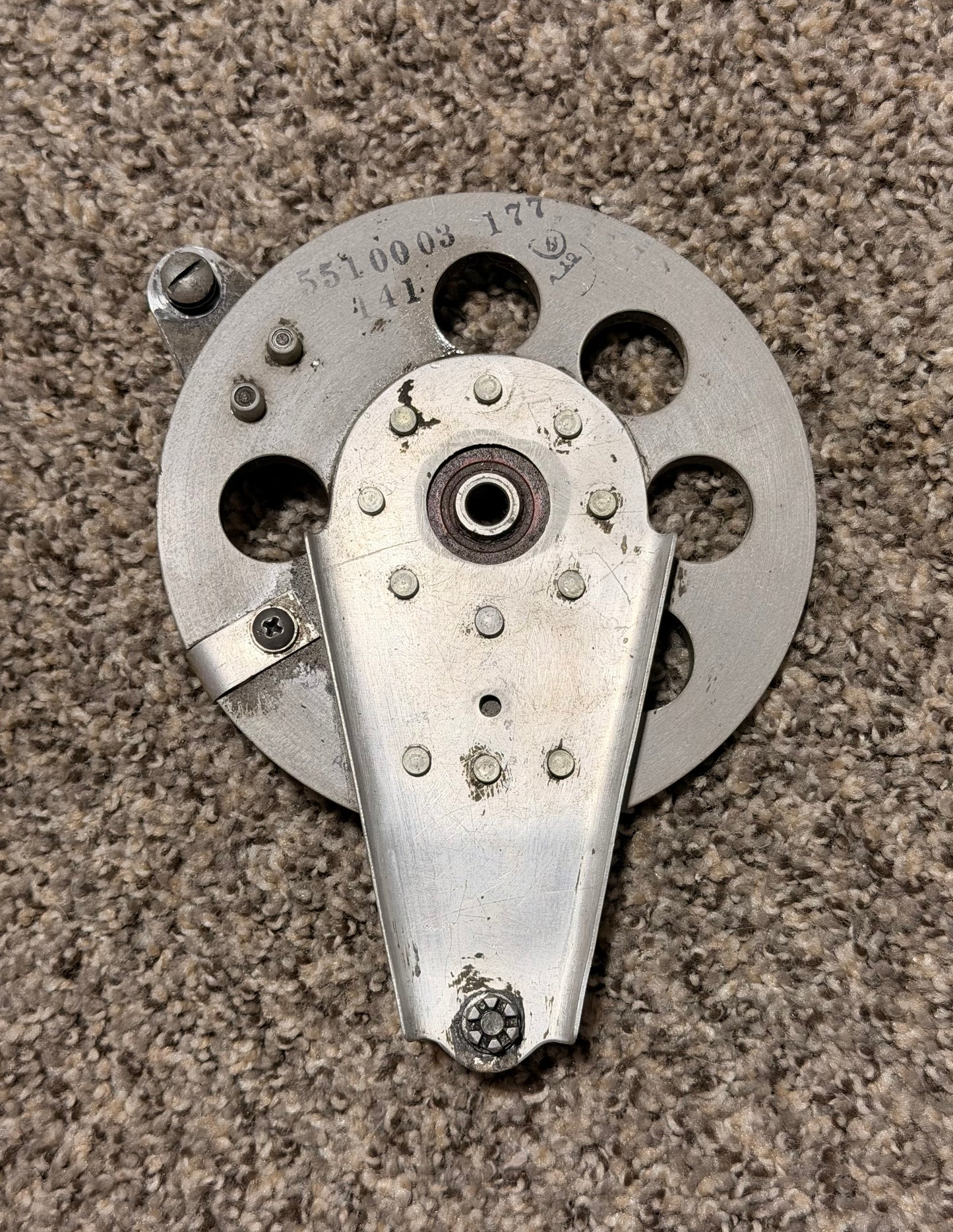 5510003-177 Aero Commander 500B Flap Control Pulley Assy