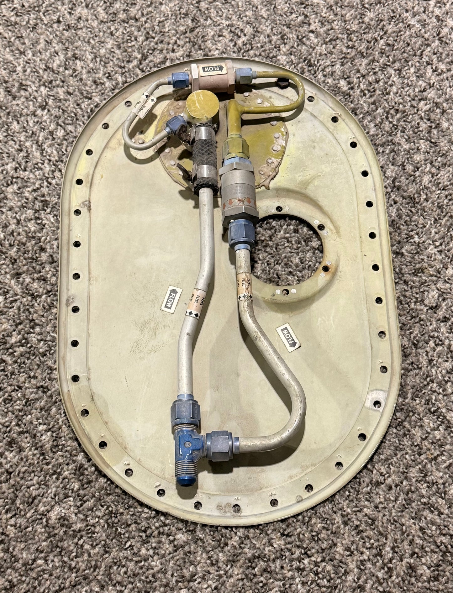100-980015-602 King Air A100 Right Fuel Bay Cover W/ Vent Valve Assembly
