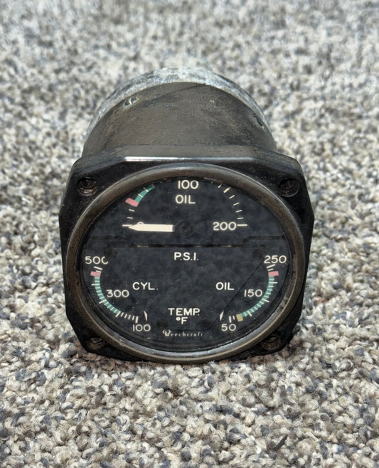 22-804-020-2 Edo-Aire Tri-Engine Gauge Indicator