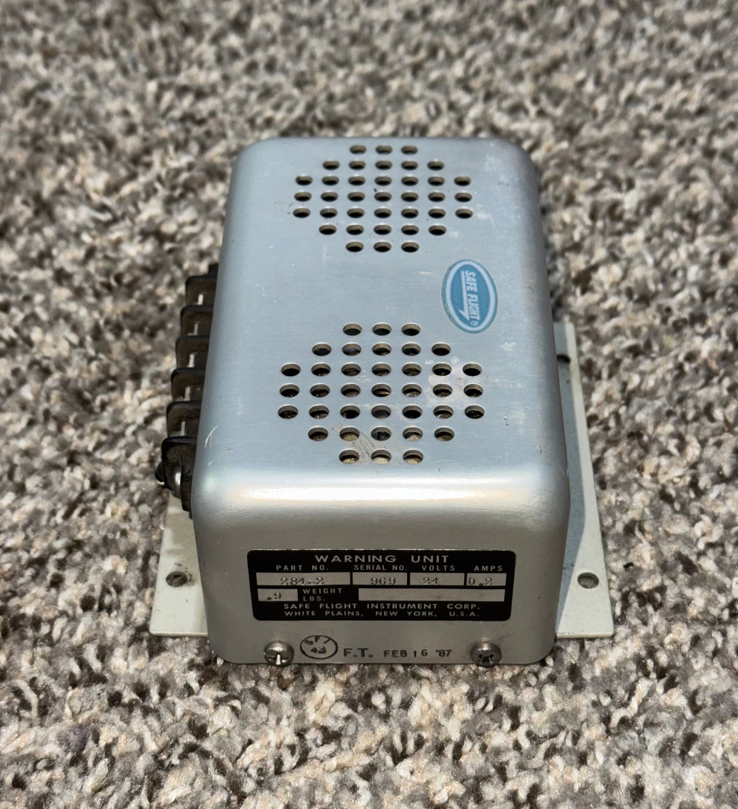 284-2 Safe Flight Dual Warning Unit