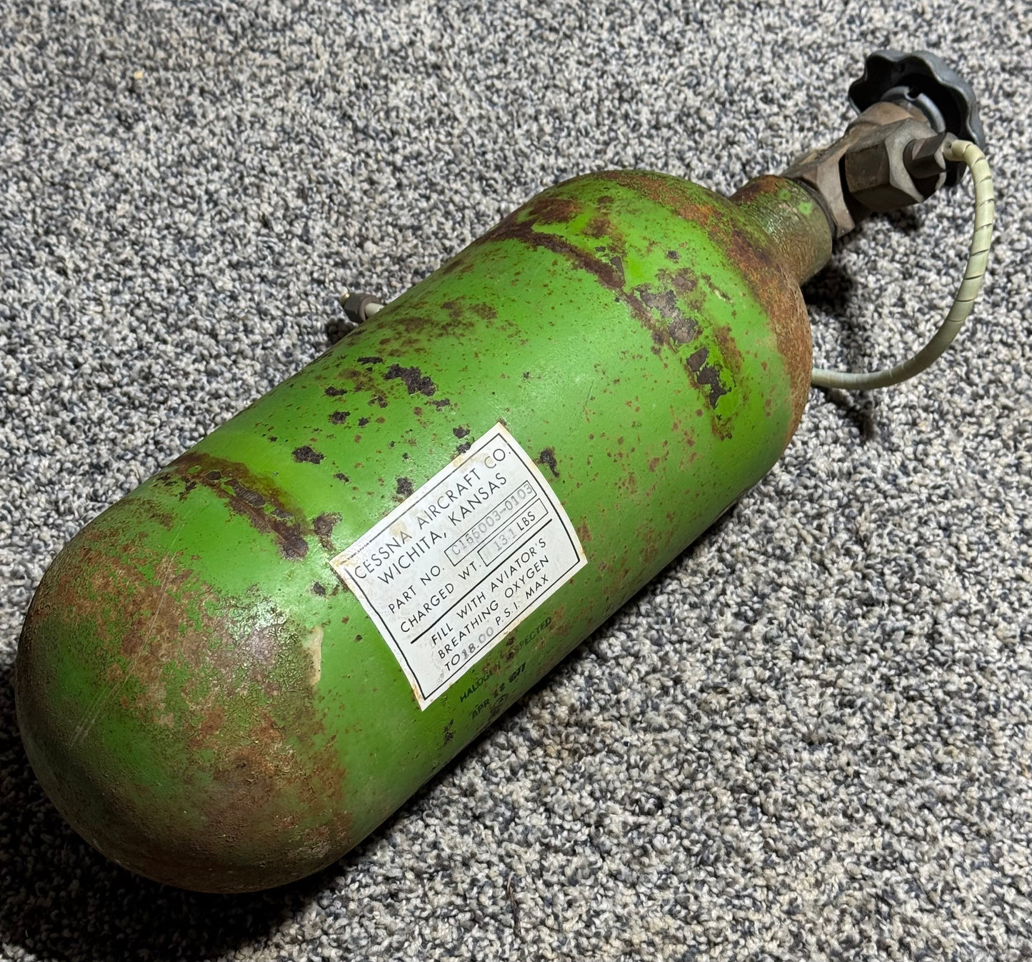 C166003-0103 C210T Oxygen Cylinder